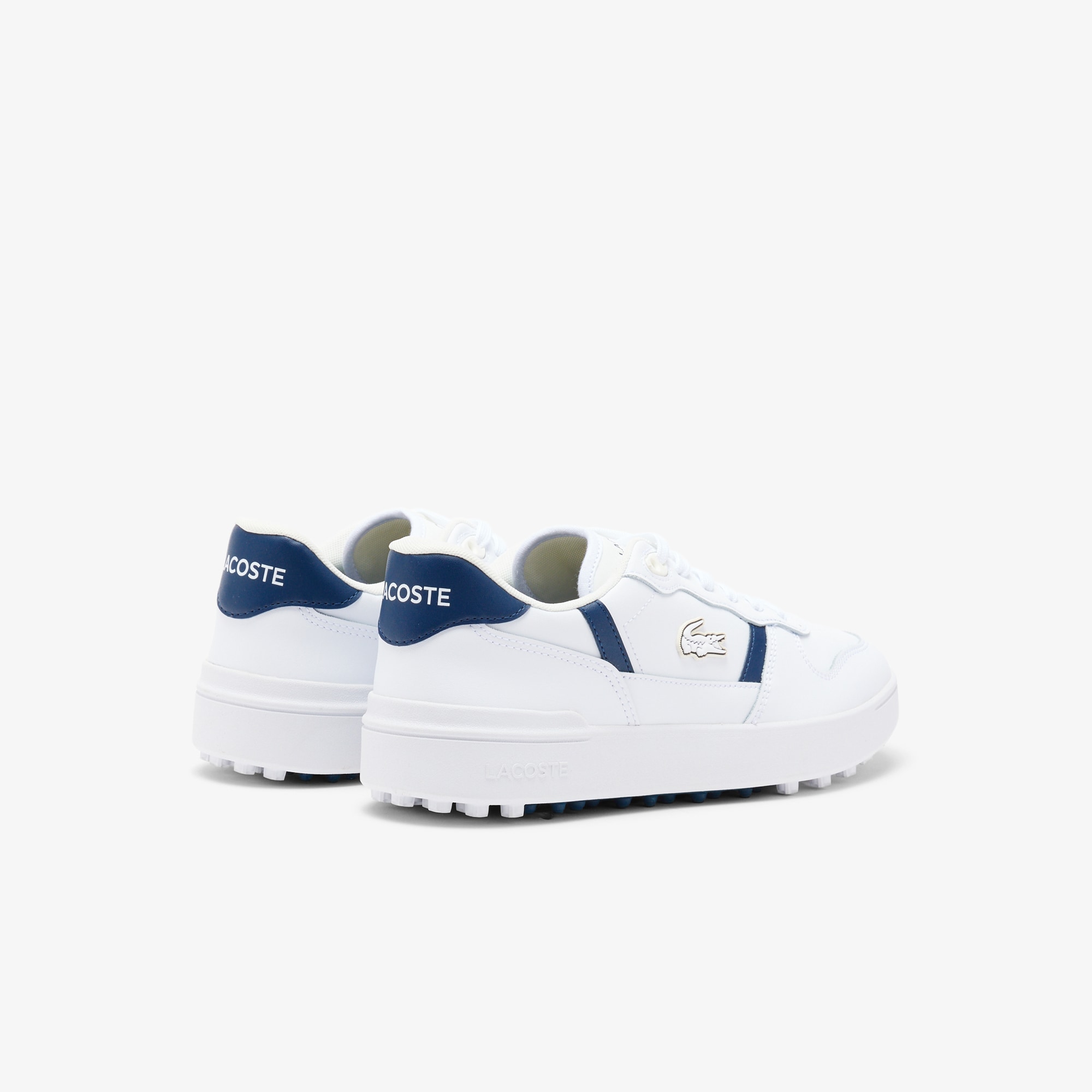 Men's T-Clip Golf Leather Golf Shoes image number 2