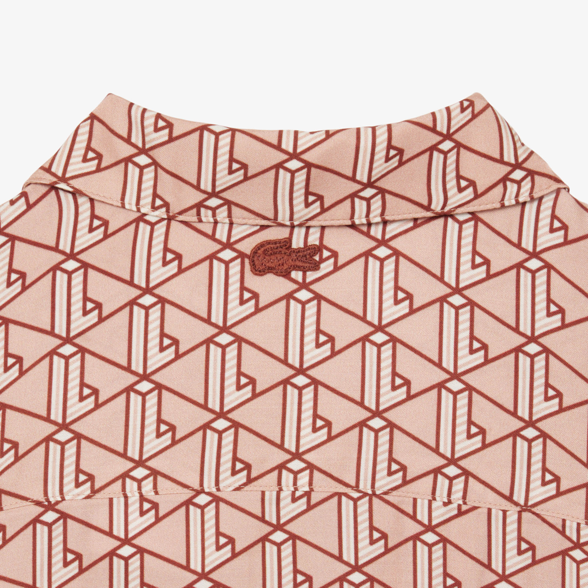 Oversized Monogram Print Shirt image number 6
