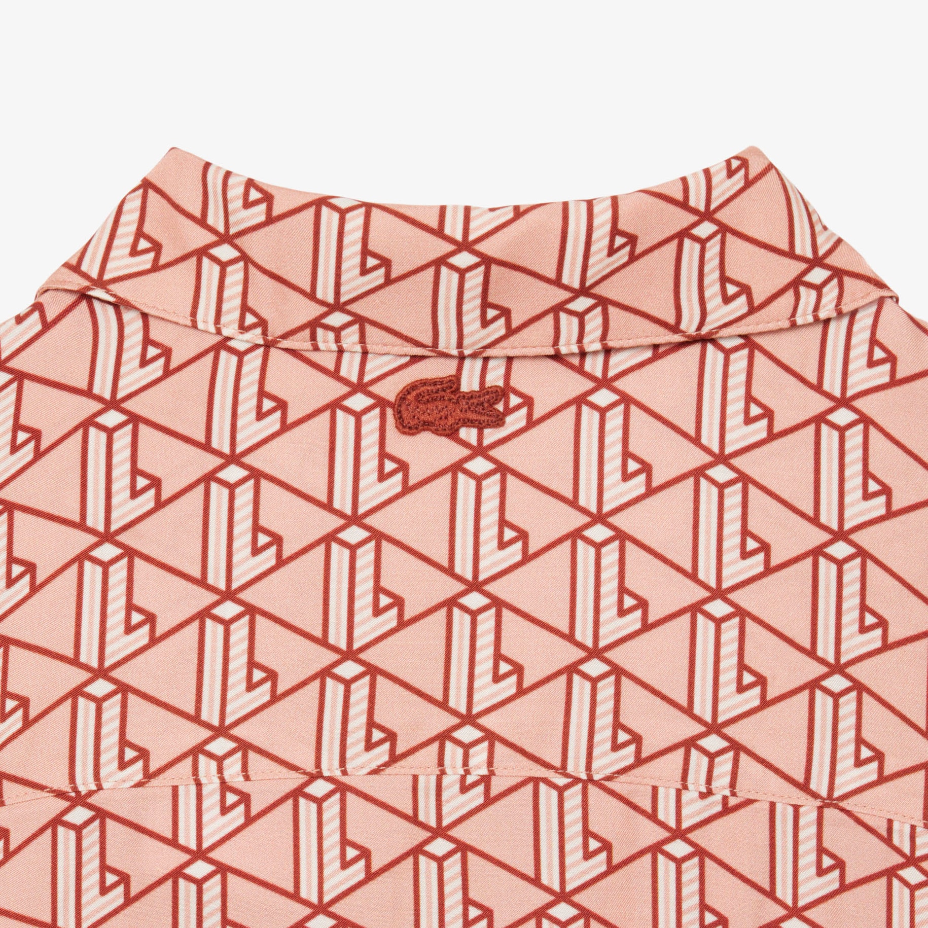 Oversized Monogram Print Shirt image number 6