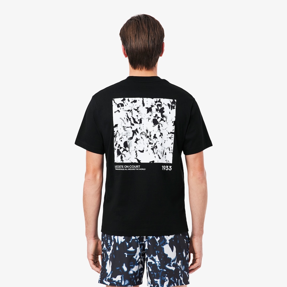 Print Motif Jersey T-shirt image number 2