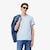 Stretch Piqué Stripe Collar T-shirt image number 0