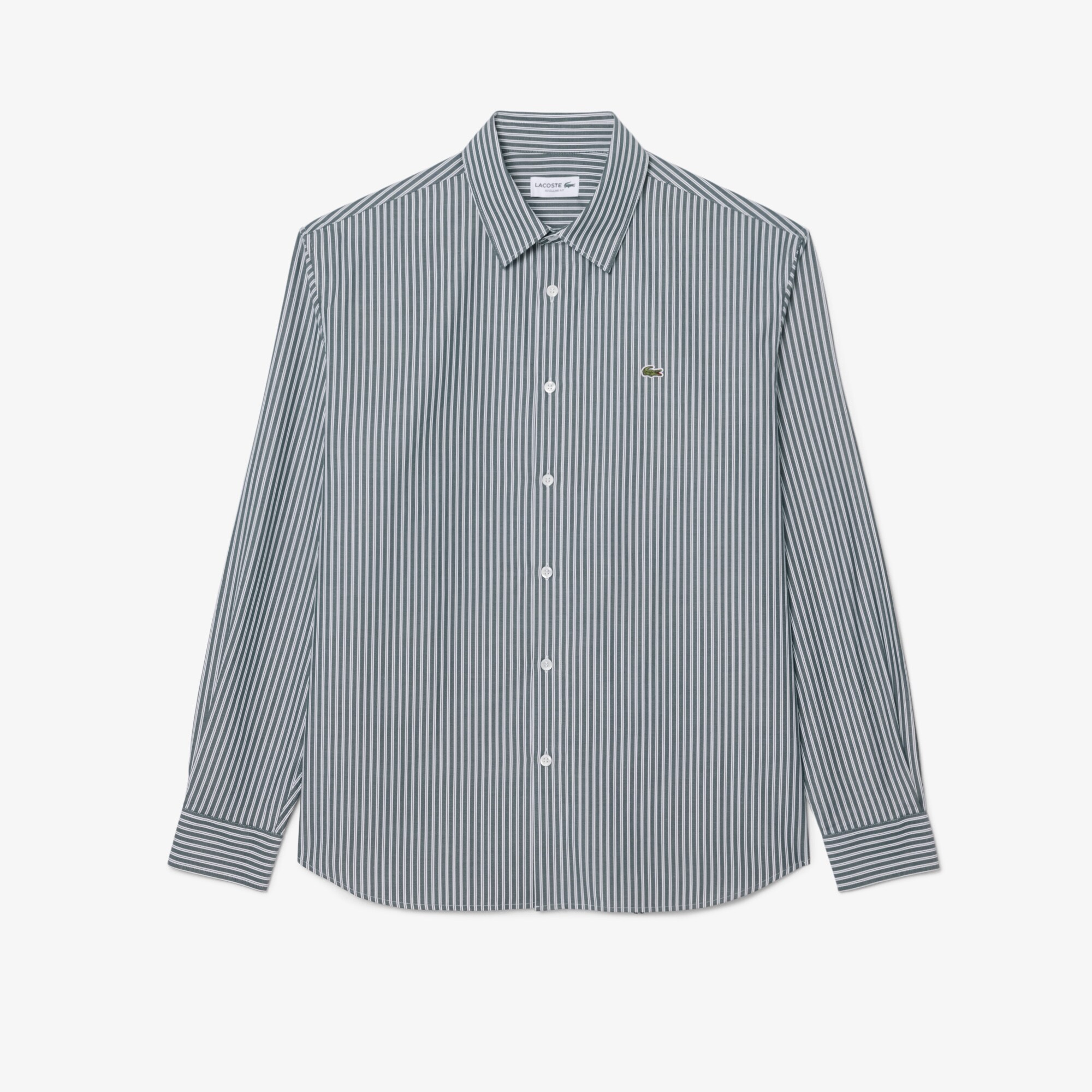 Regular Fit Striped Pinpoint Shirt image number 3