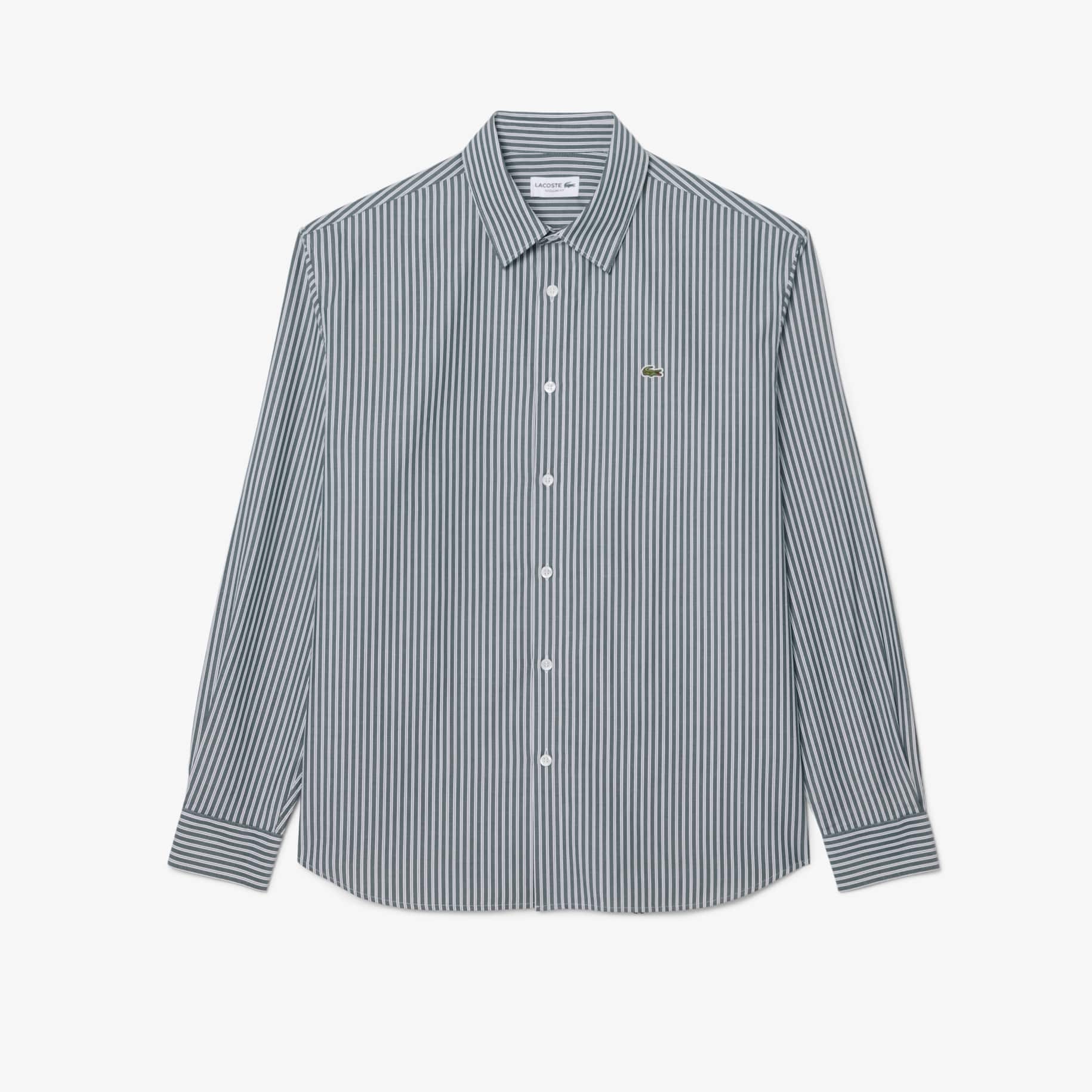 Regular Fit Striped Pinpoint Shirt image number 3