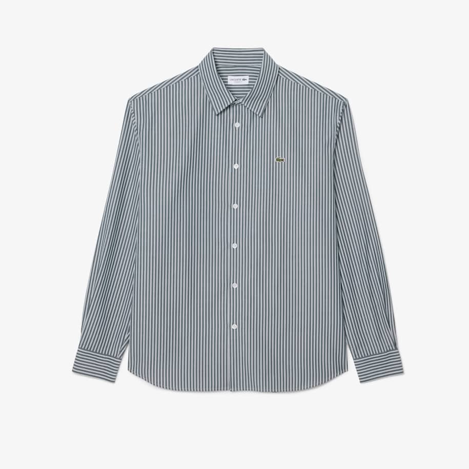 Regular Fit Striped Pinpoint Shirt image number 3