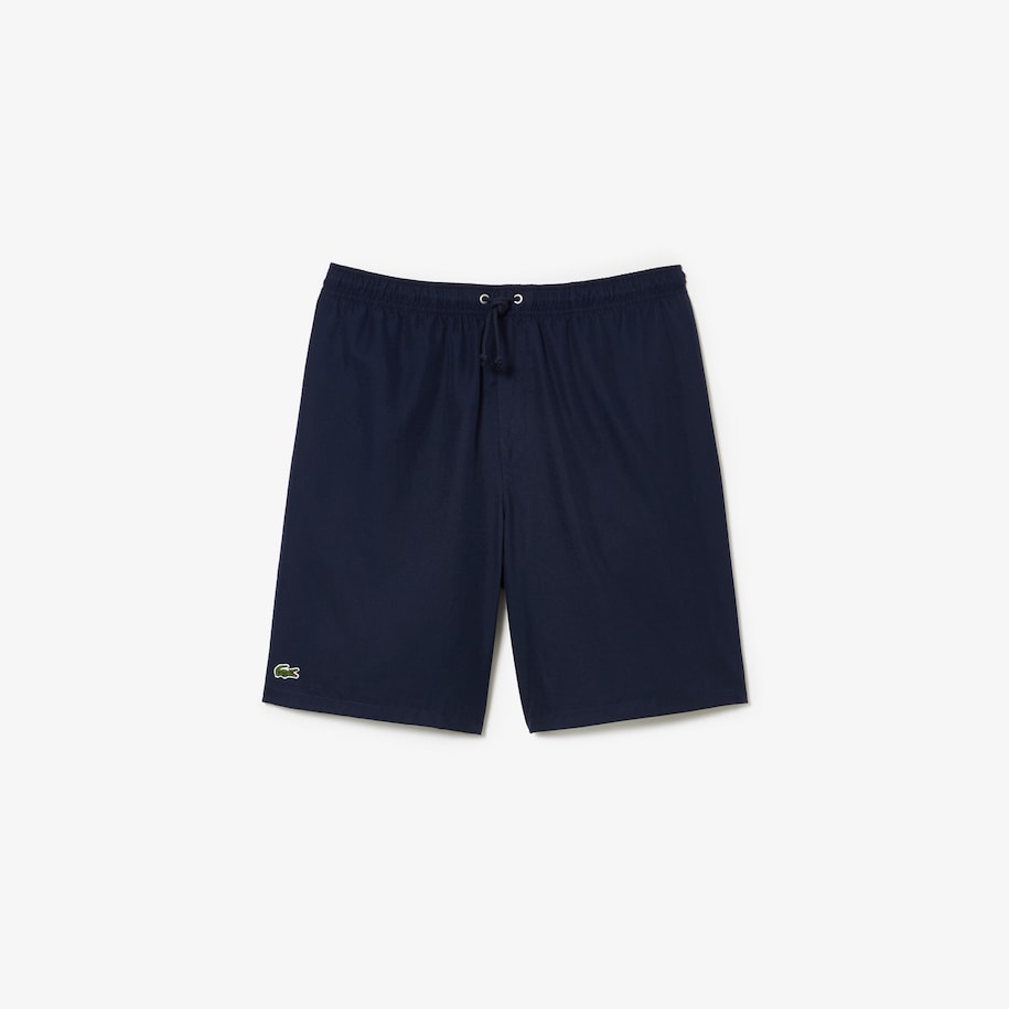 Men's Lacoste SPORT tennis shorts in solid diamond weave taffeta image number 3