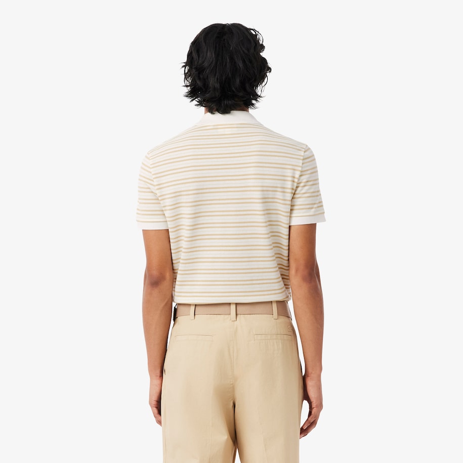 Classic Fit Striped Petit Piqu&eacute; Polo Shirt image number 2