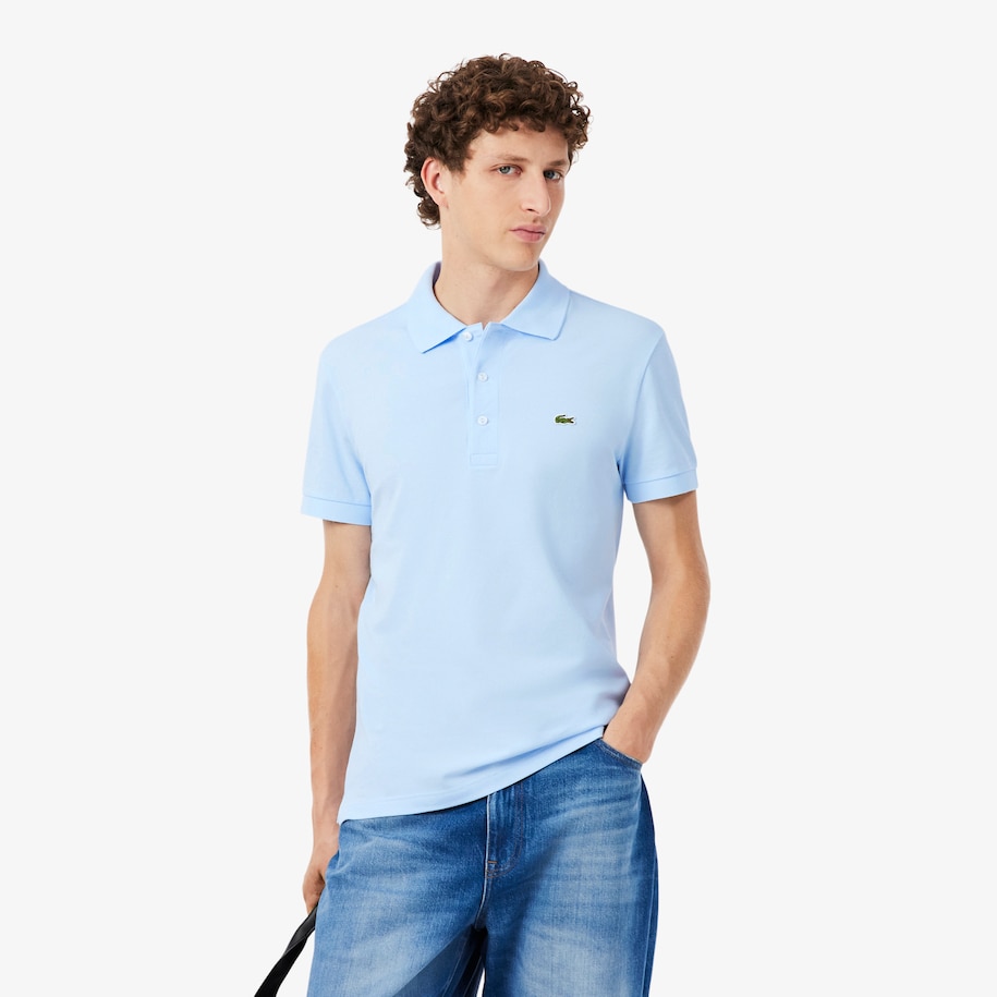 Slim Fit Stretch Mini Piqu&eacute; Polo Shirt image number 0
