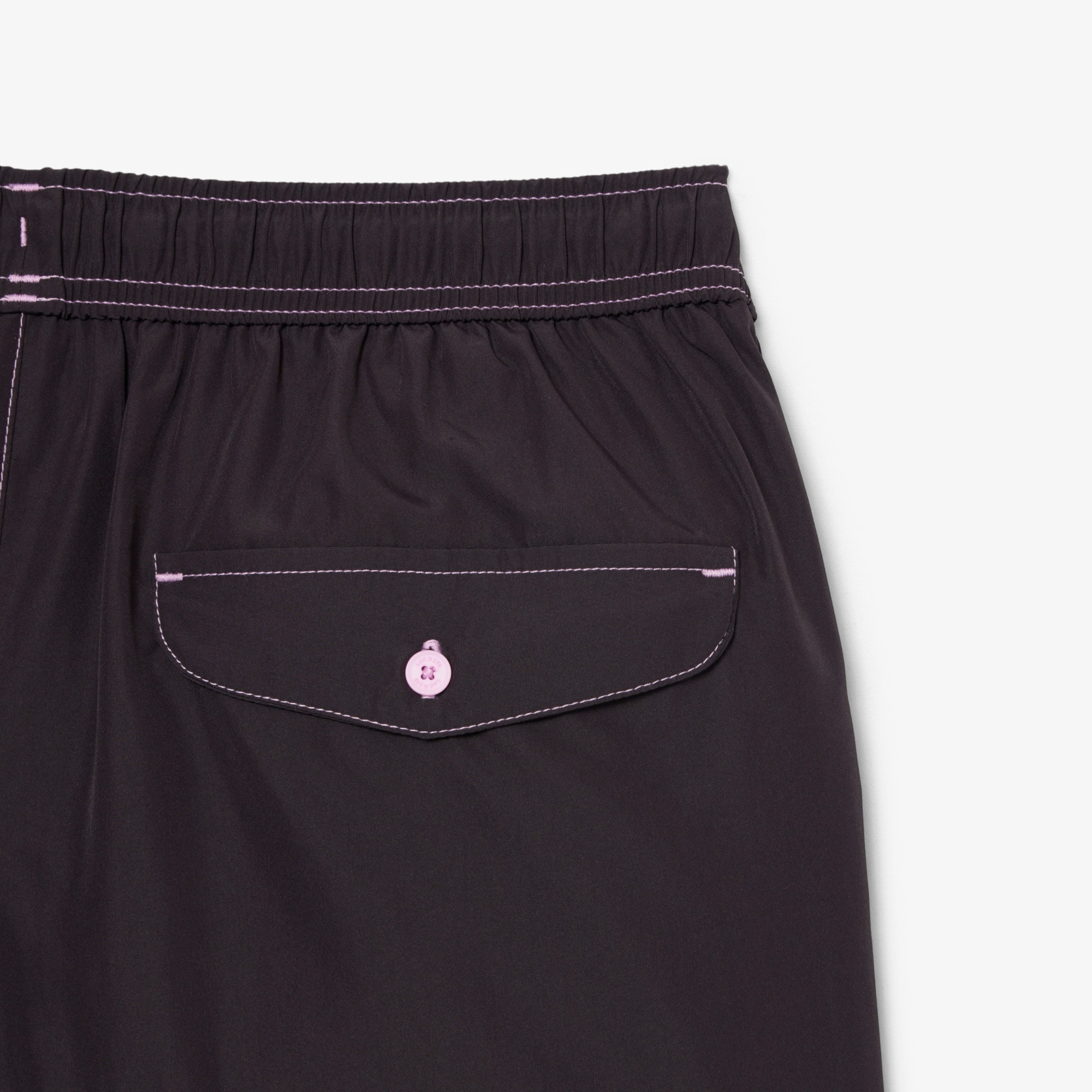 Mid Length Tennis Print Swim Trunks image number 7