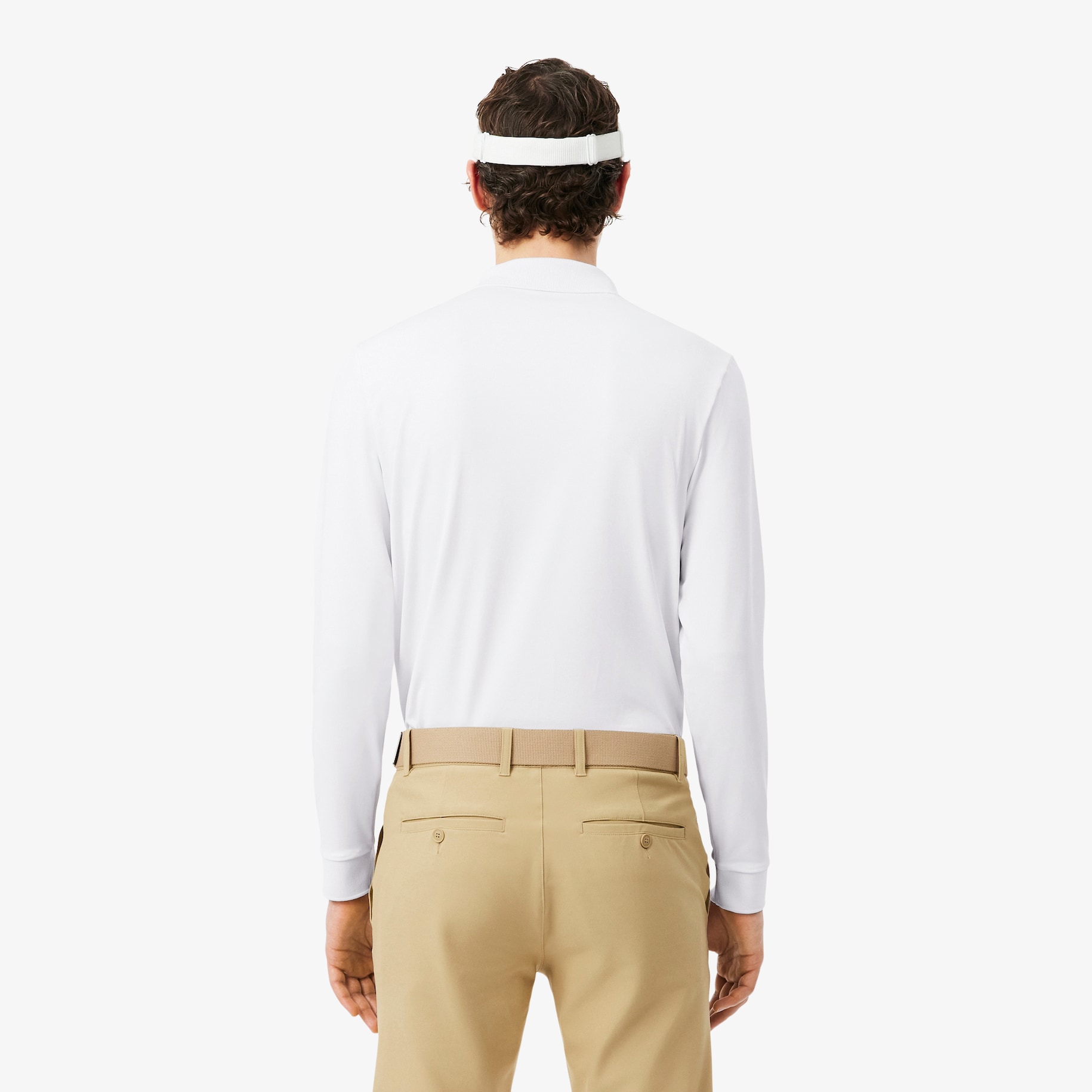 Regular Fit Ultra Dry Long Sleeved Golf Polo Shirt image number 2