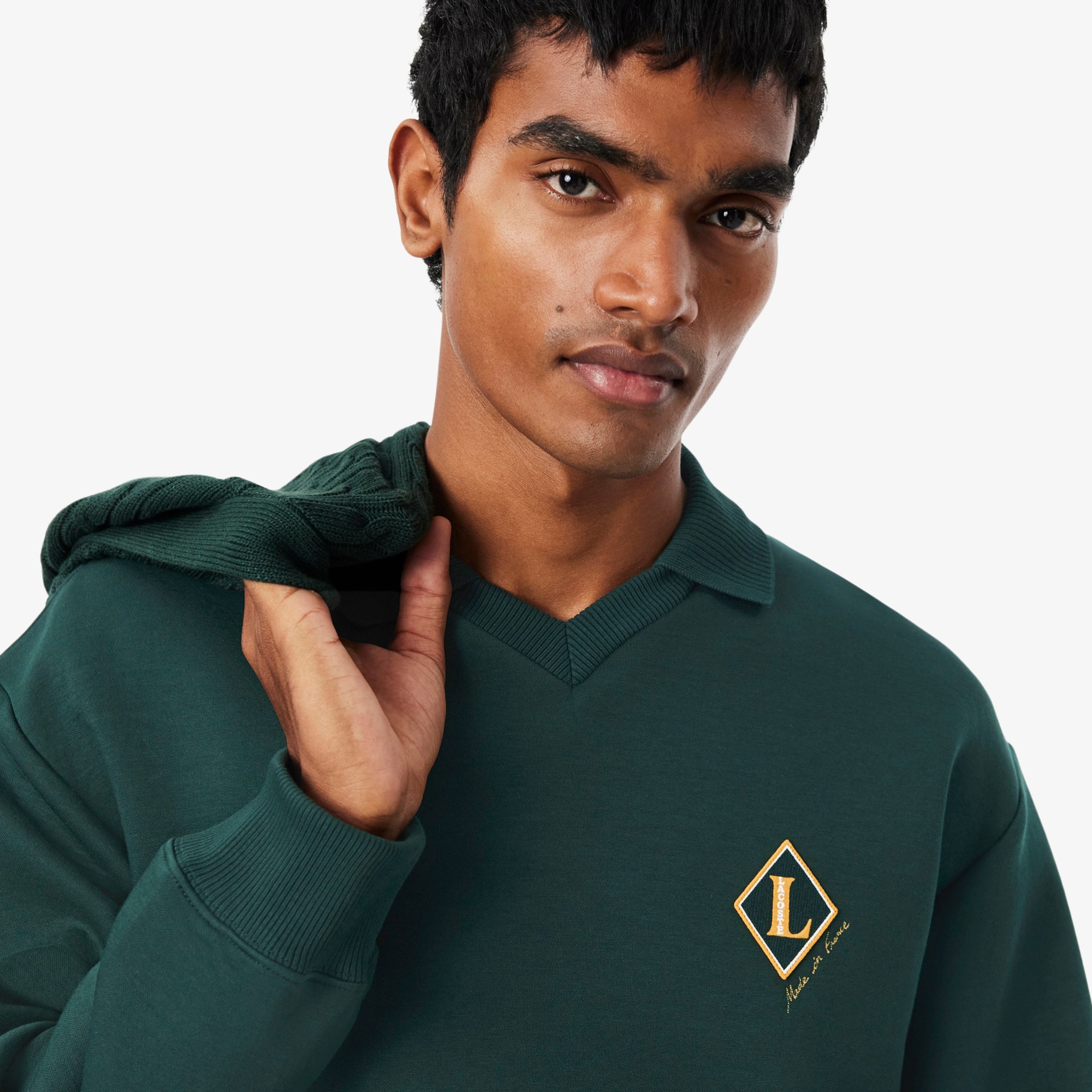 French Made Badge Accent Sweatshirt image number 1