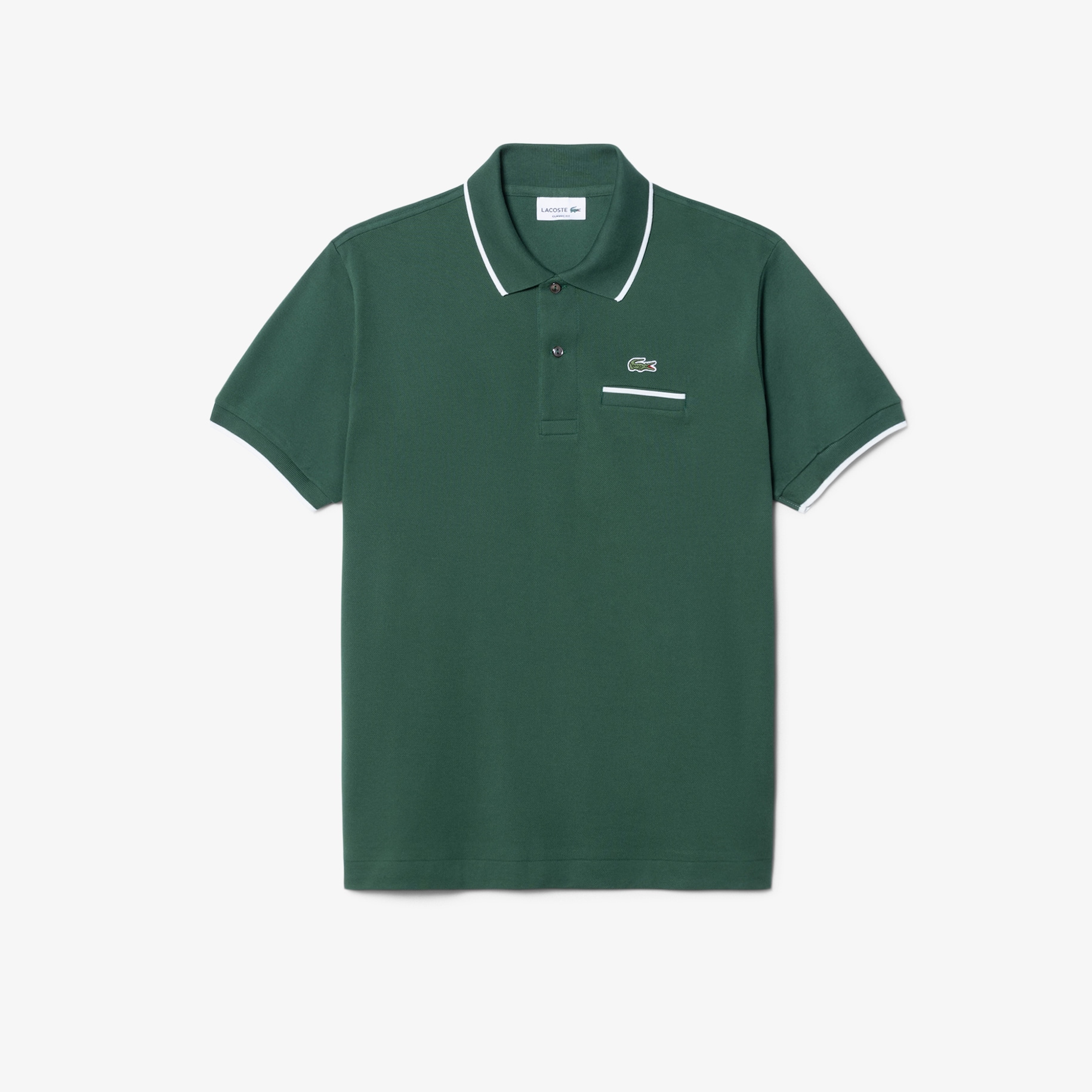 Classic Fit Pocket Accent L.12.12 Polo Shirt image number 3