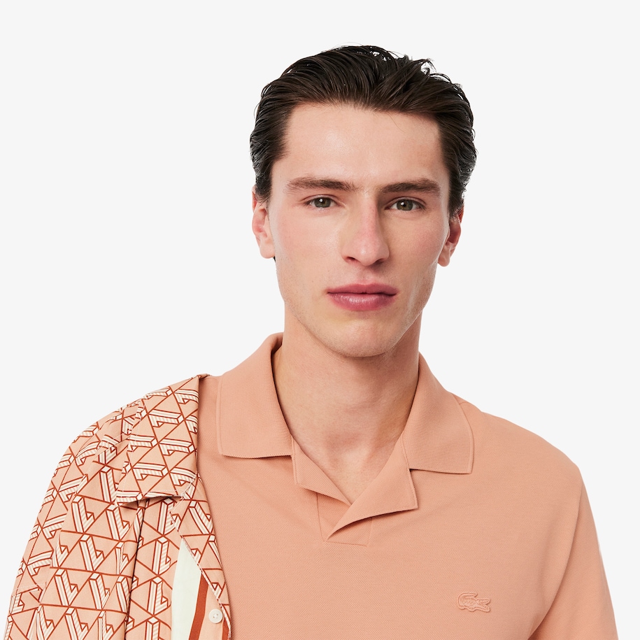 Classic Fit Open Neck Paris Polo Shirt image number 1