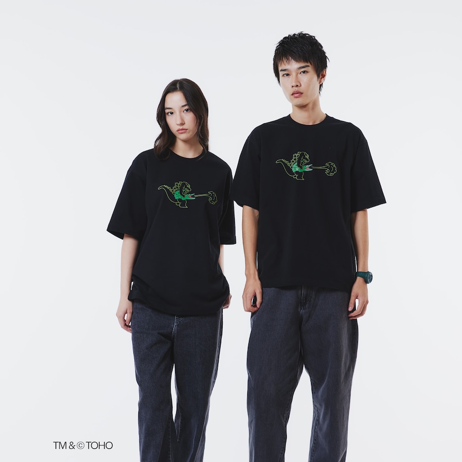 T-shirt Lacoste & Godzilla image number 0