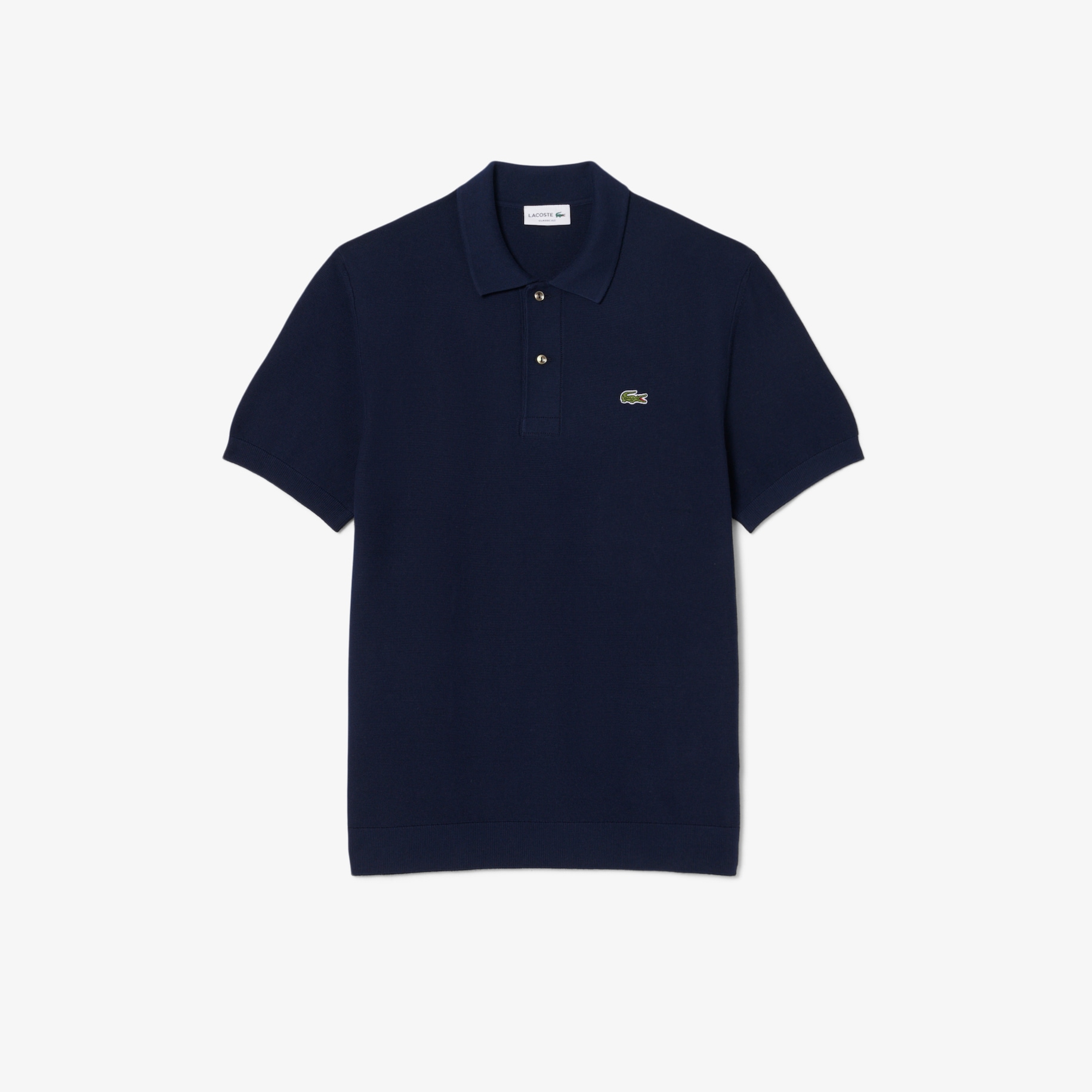 Classic Fit Knitted Polo Shirt image number 3
