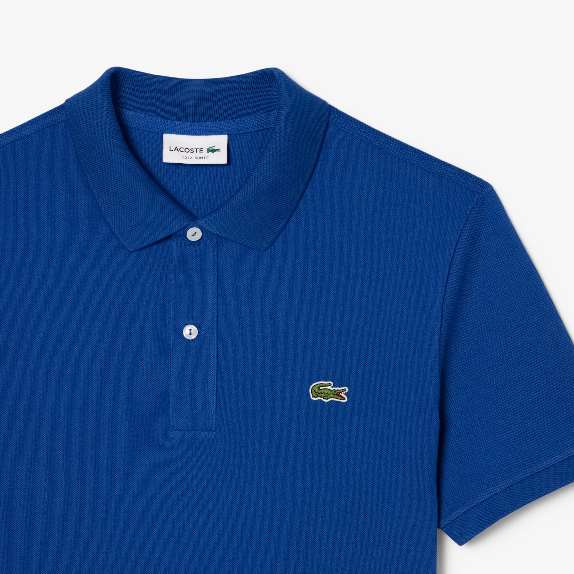 Slim Fit L.12.12 Piqué Polo Shirt image number 4