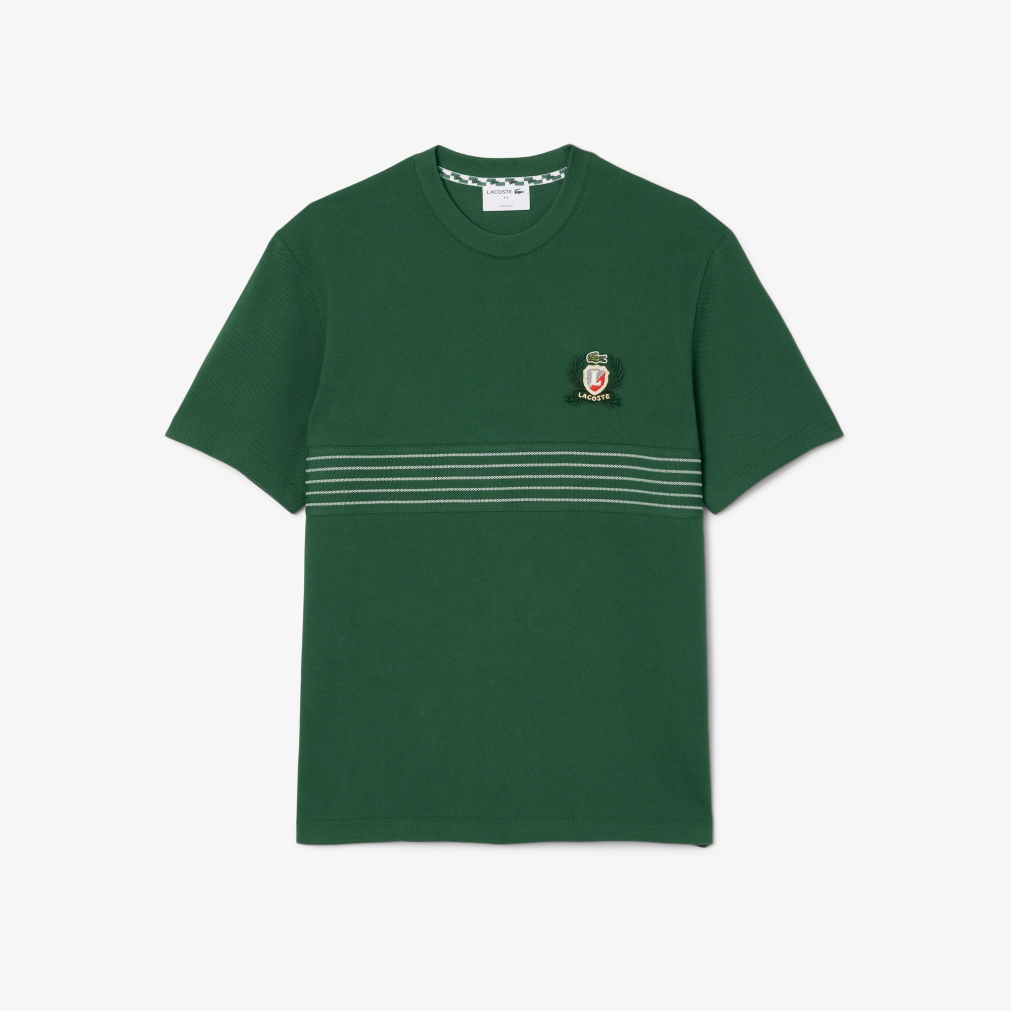 Embroidered Badge Piqué T-shirt image number 3