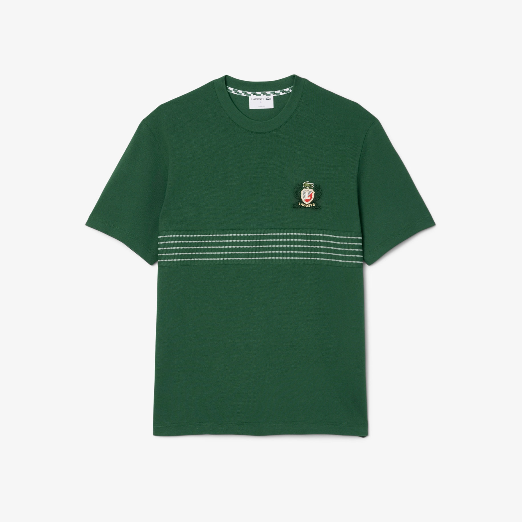 Embroidered Badge Piqué T-shirt image number 3