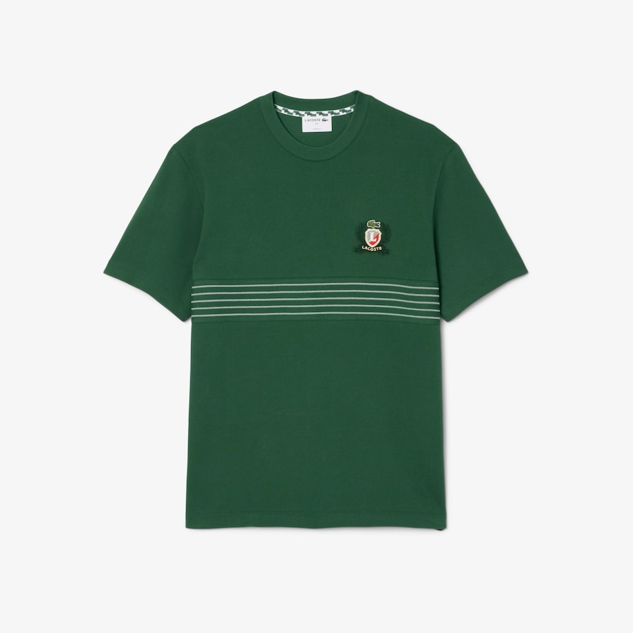 Embroidered Badge Piqu&eacute; T-shirt image number 3