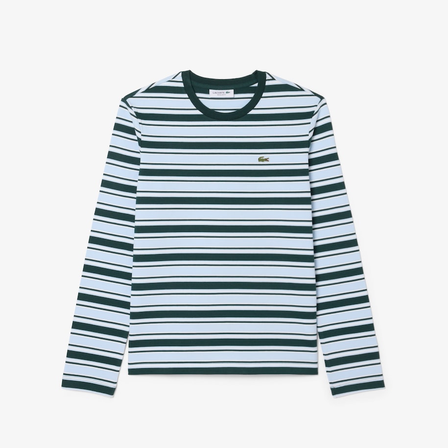 Long Sleeved Striped Jersey T-shirt image number 3