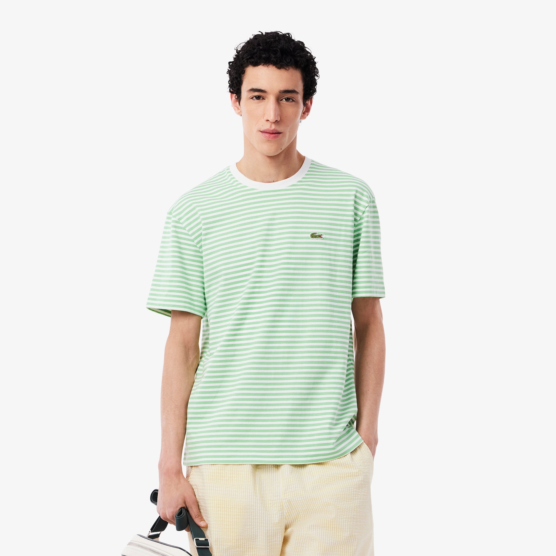 Heavy Cotton Striped T-shirt image number 0