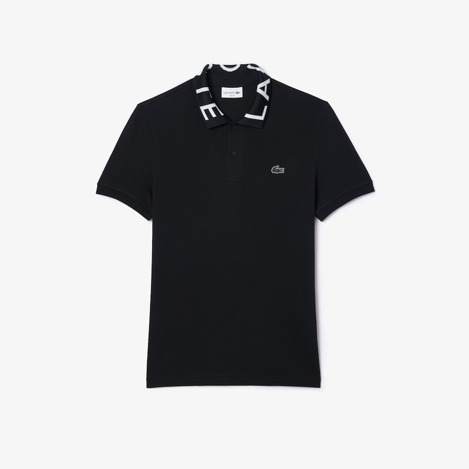 Lacoste Movement Jacquard Collar Polo image number 3