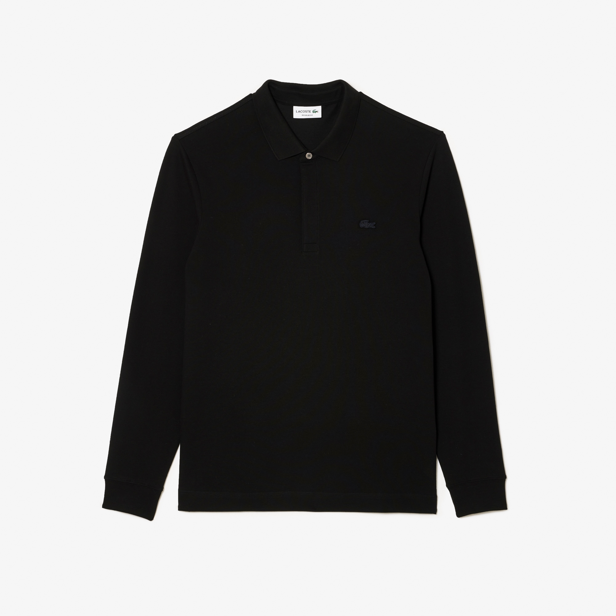Smart Paris long sleeve stretch cotton Polo Shirt image number 4