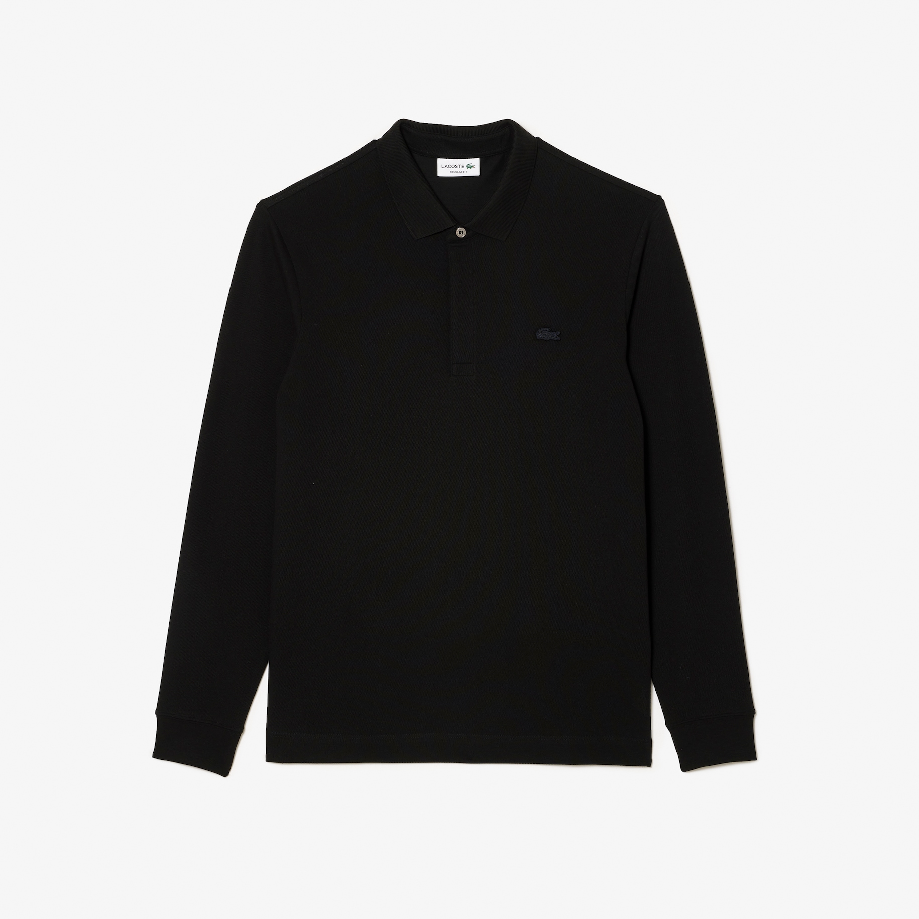 Smart Paris long sleeve stretch cotton Polo Shirt image number 4