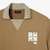 Runway Badge Accent Oversized Satin Polo Shirt image number 5
