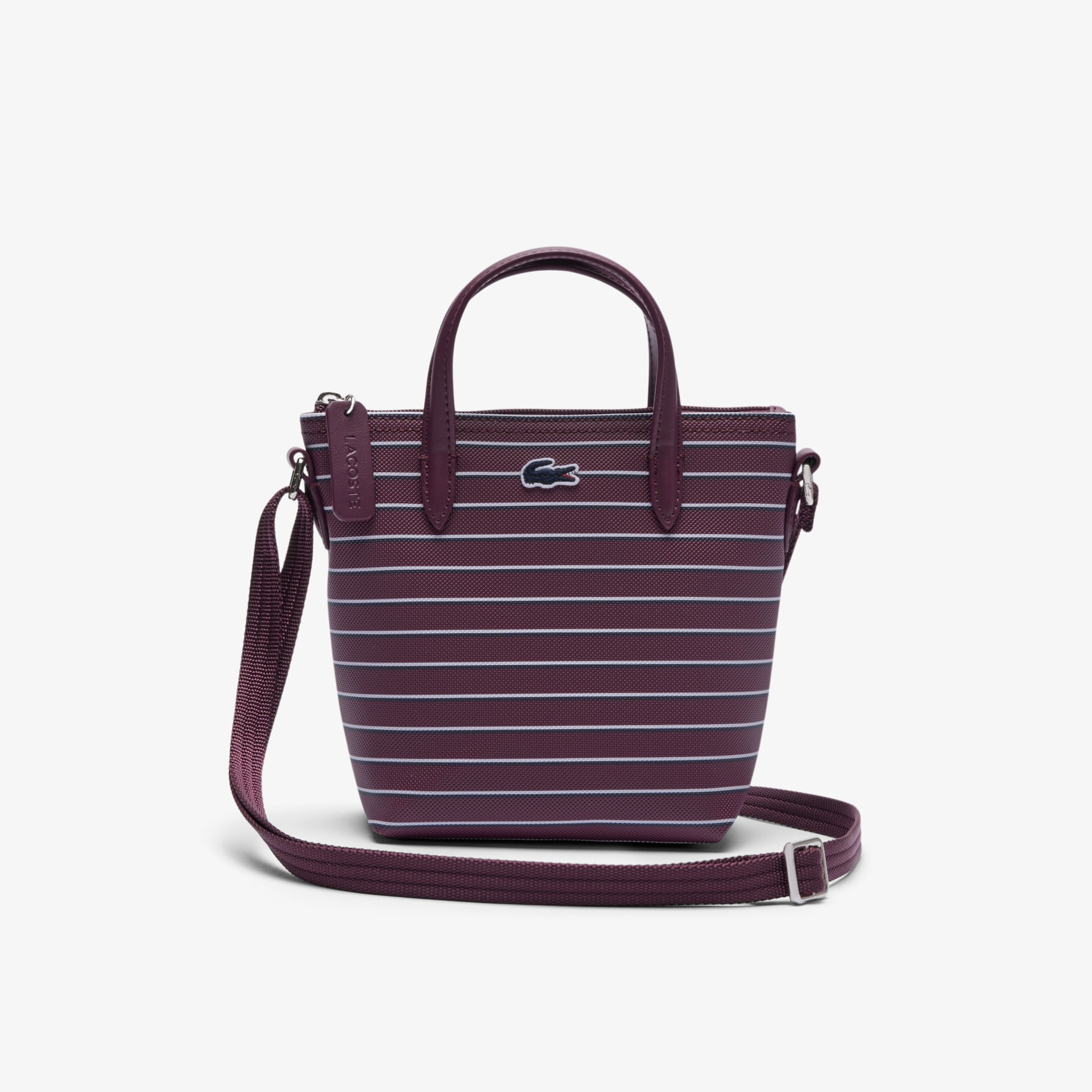 Mini Striped L.12.12 Concept Tote image number 0