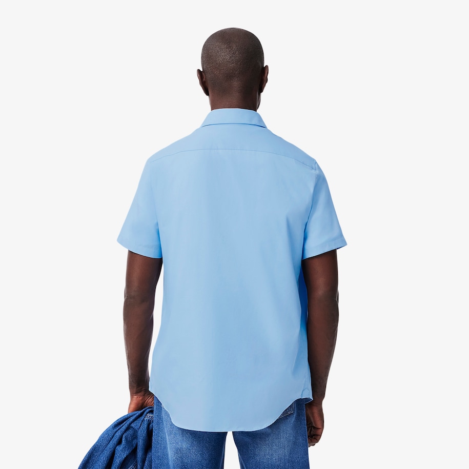 Men's Regular Fit Solid Cotton Shirt image number 2