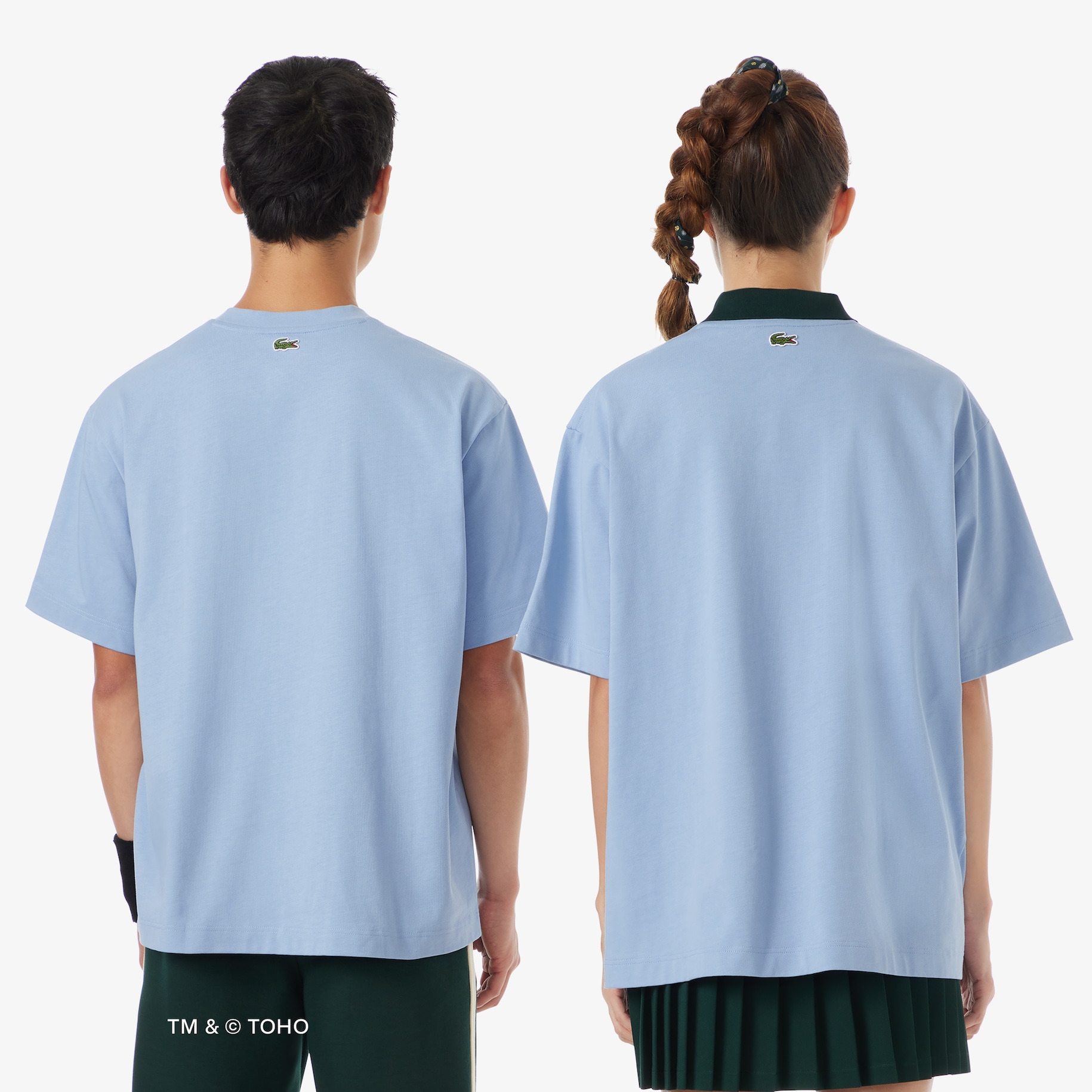 T-shirt Lacoste crocodile & Godzilla image number 2
