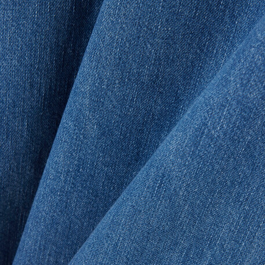 Oversized Denim Polo Dress image number 7