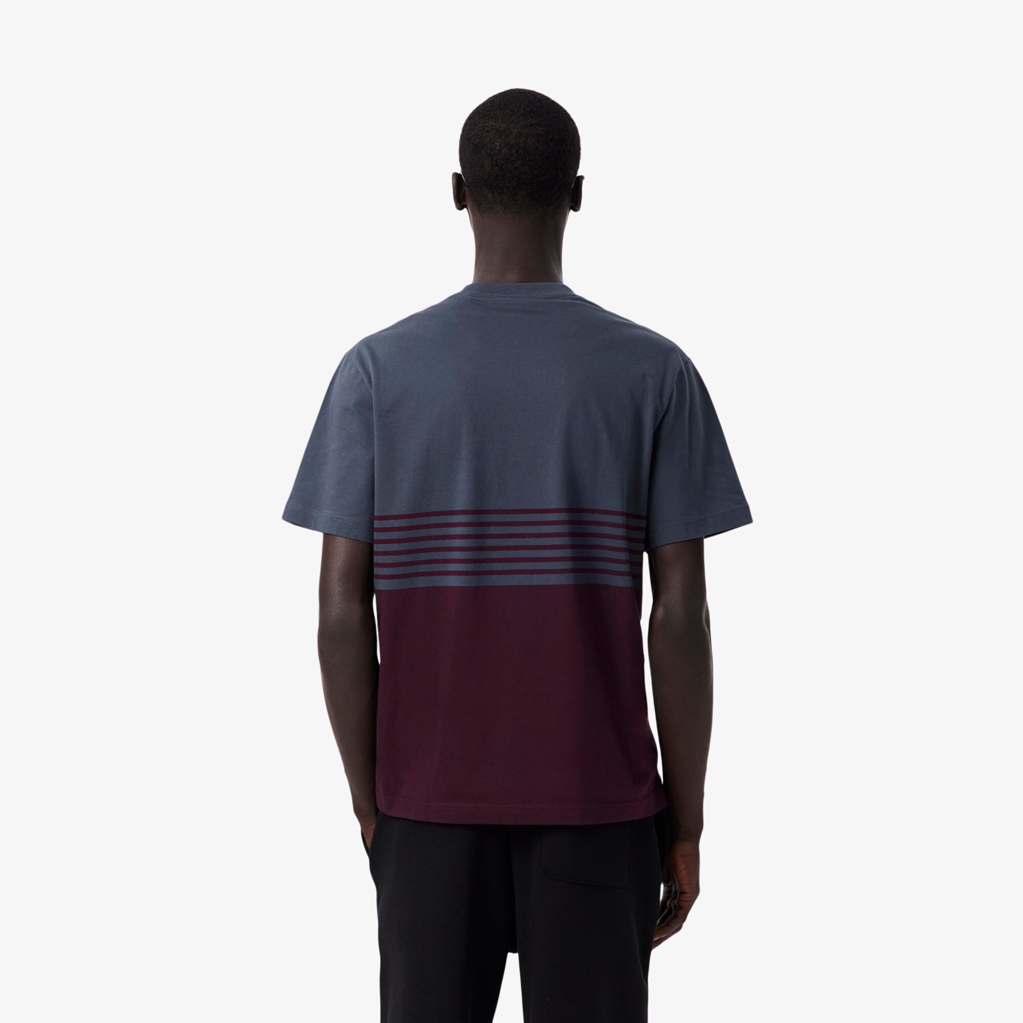 Striped Jersey Colour-block T-shirt image number 2