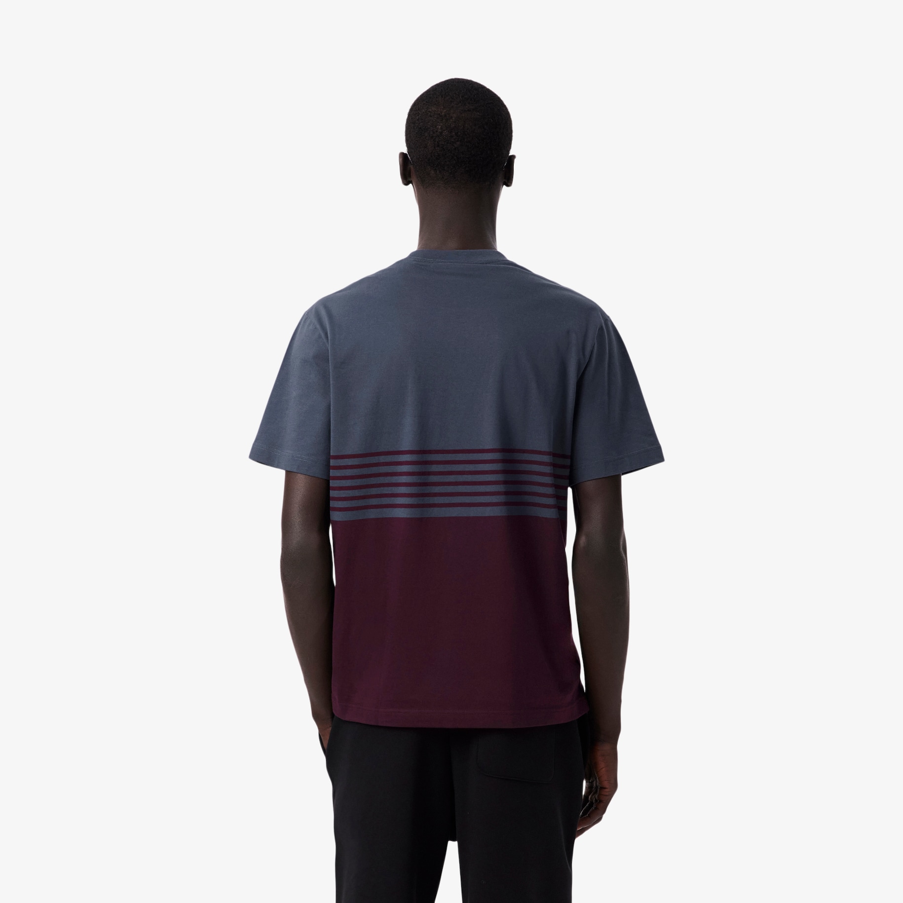 Striped Jersey Colour-block T-shirt image number 2