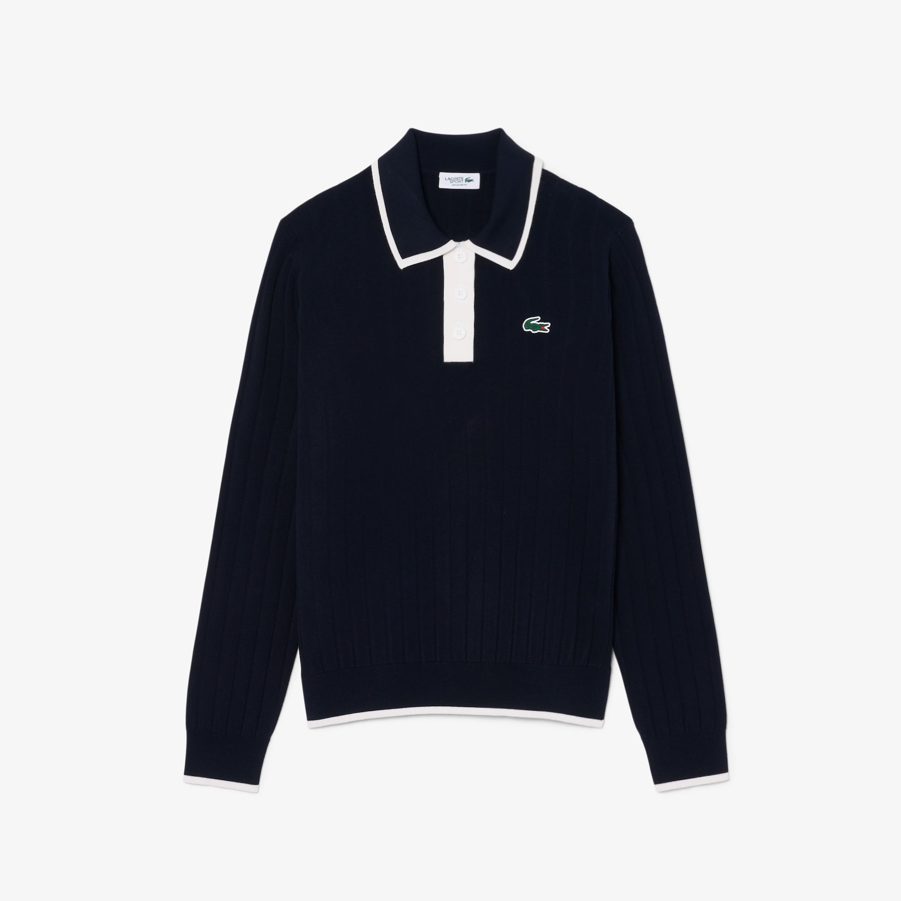 Polo Collar Stretch Golf Sweater image number 3