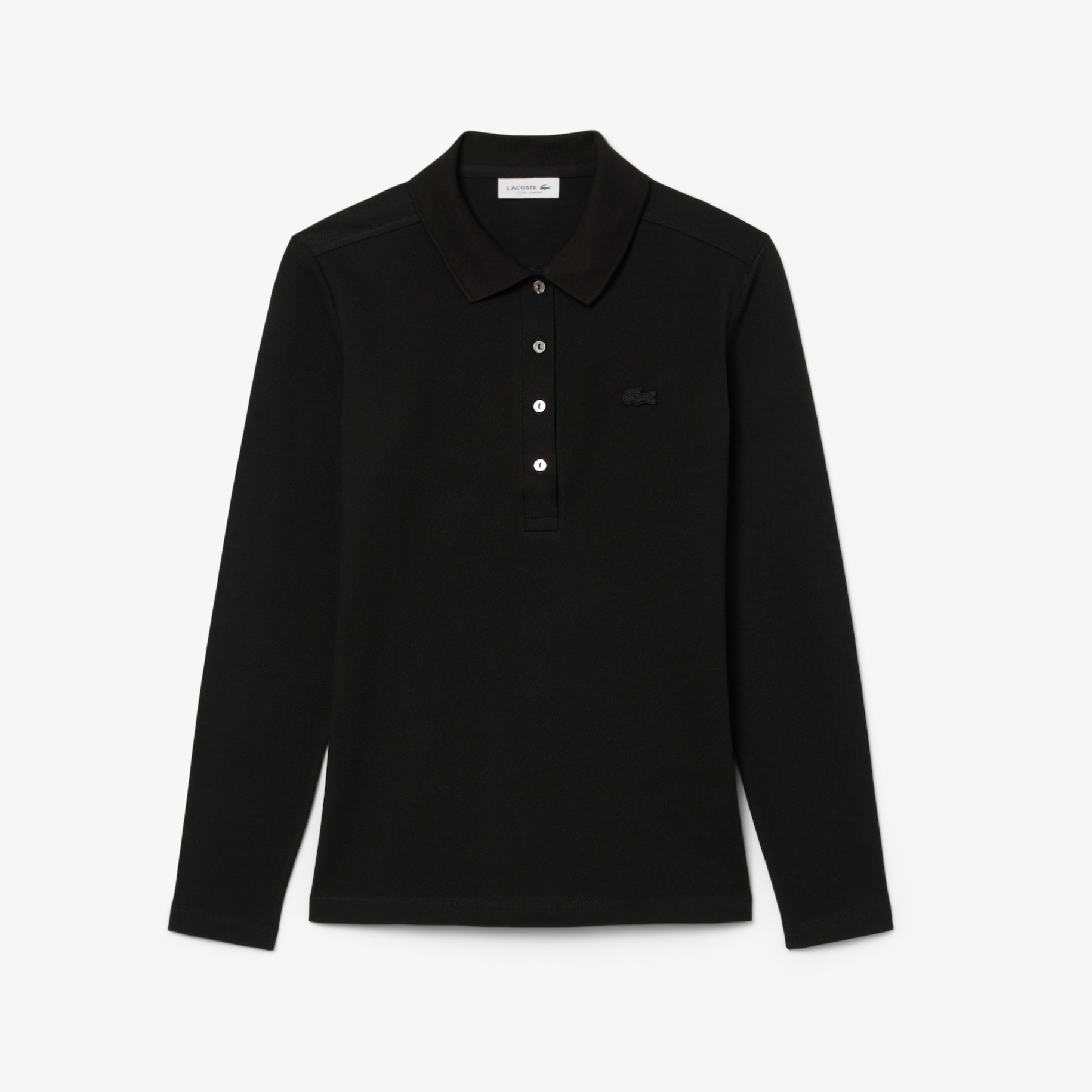 Women&rsquo;s Slim fit Stretch Piqu&eacute; Lacoste Polo Shirt image number 3