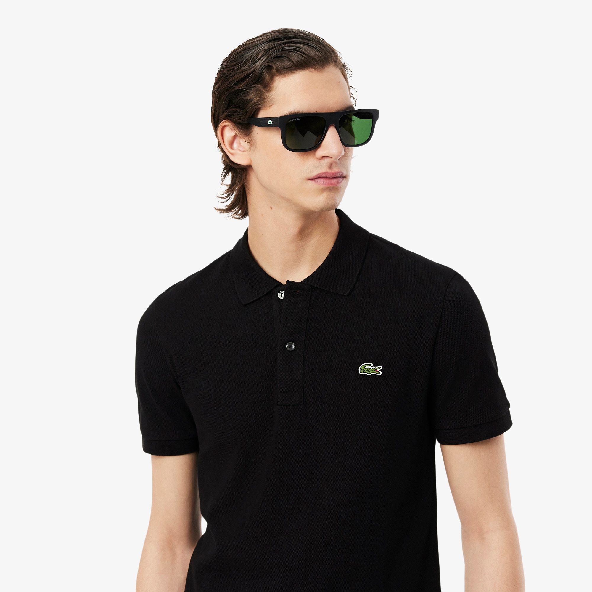 Slim Fit L.12.12 Piqué Polo Shirt image number 1
