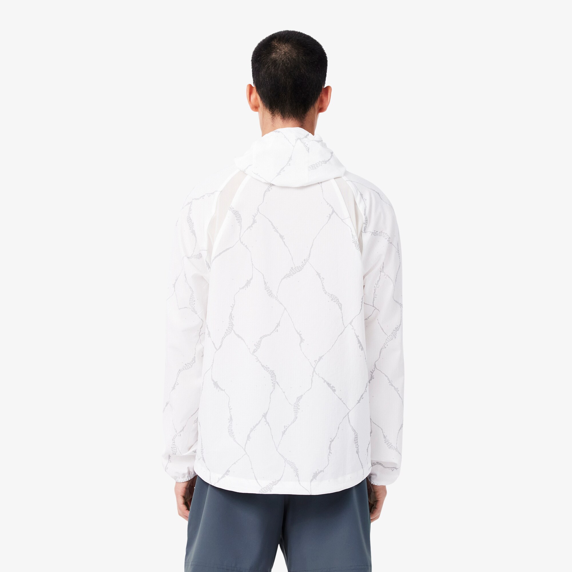 Reflective Crocodile Print Tennis Jacket image number 2