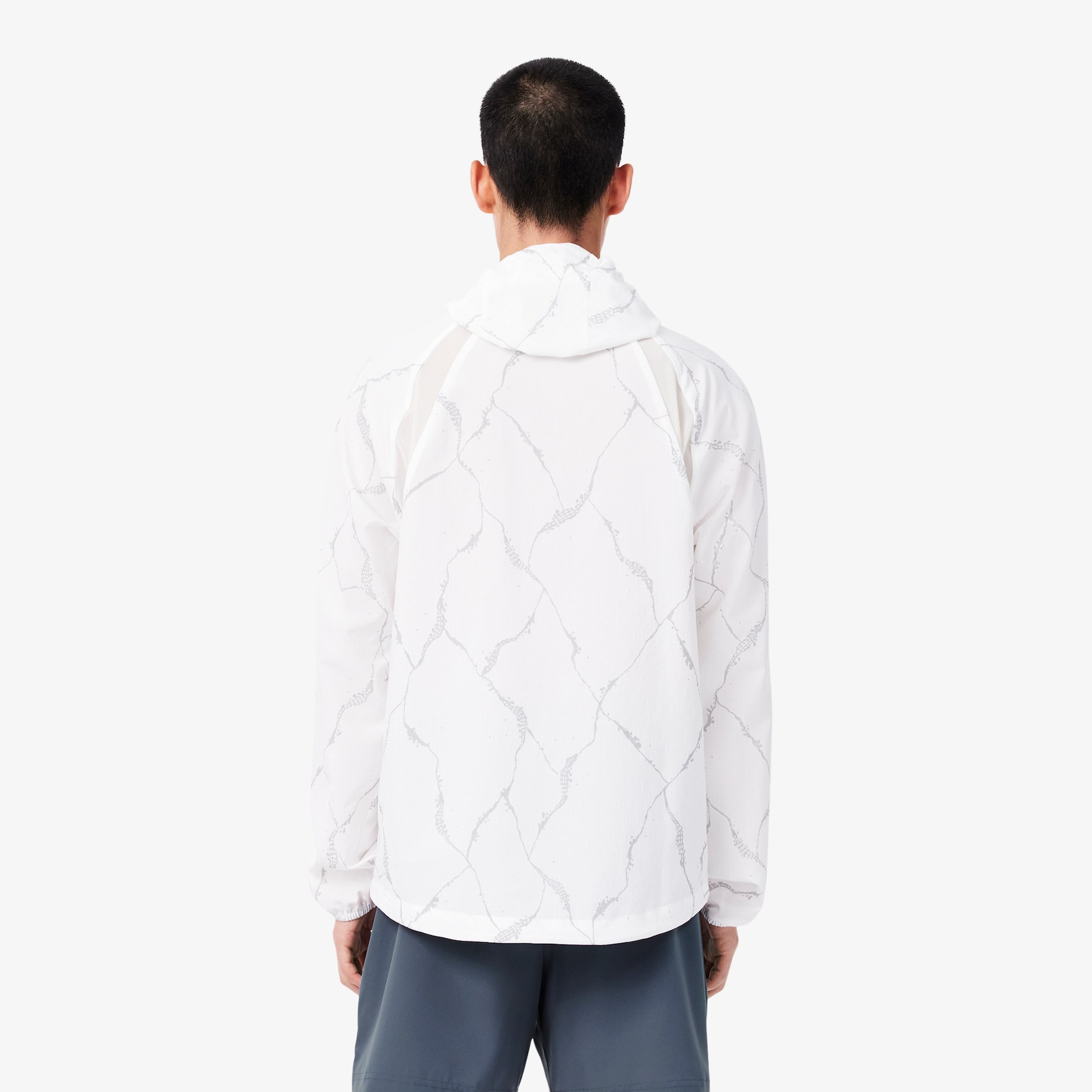 Reflective Crocodile Print Tennis Jacket image number 2