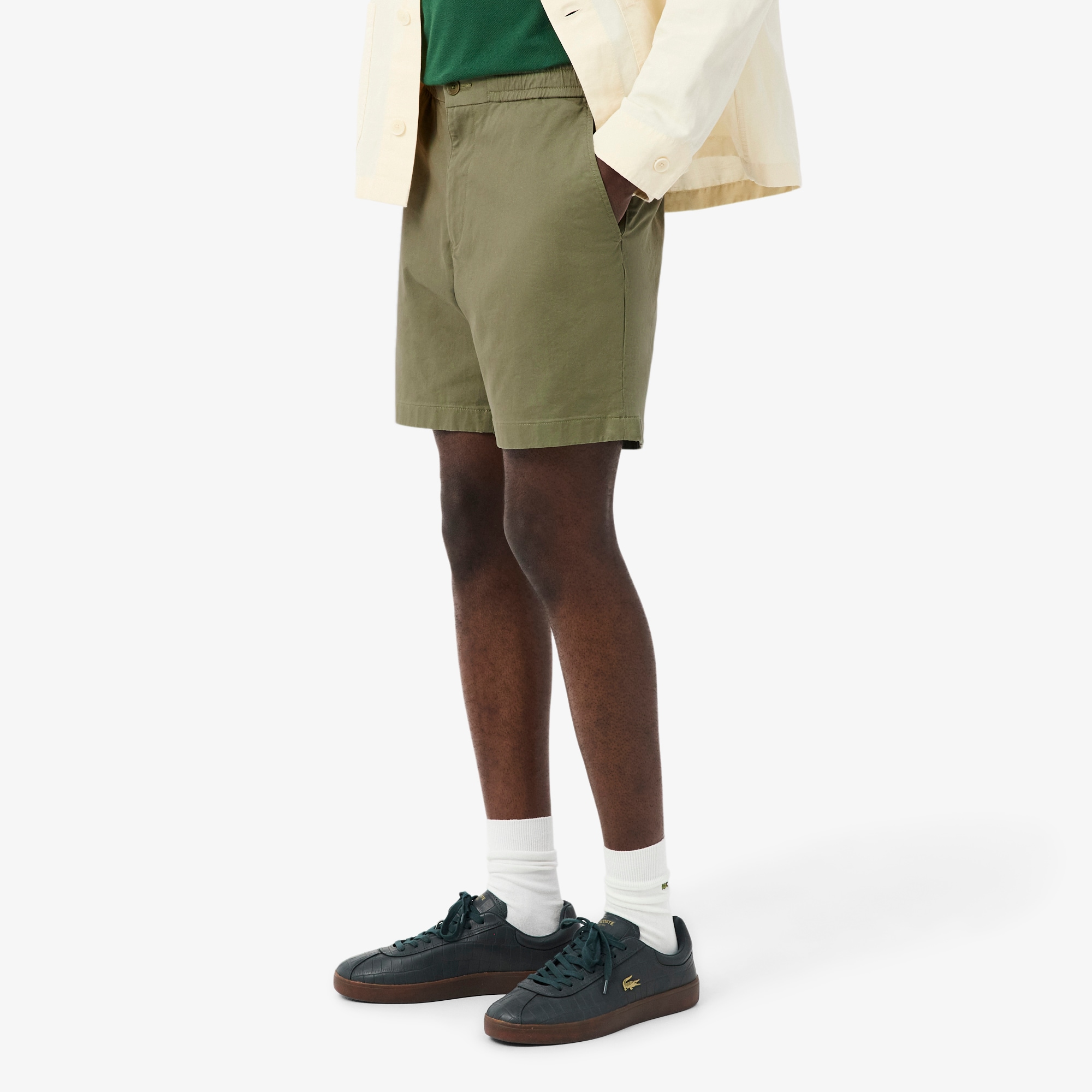 Regular Fit Stretch Cotton Shorts image number 1