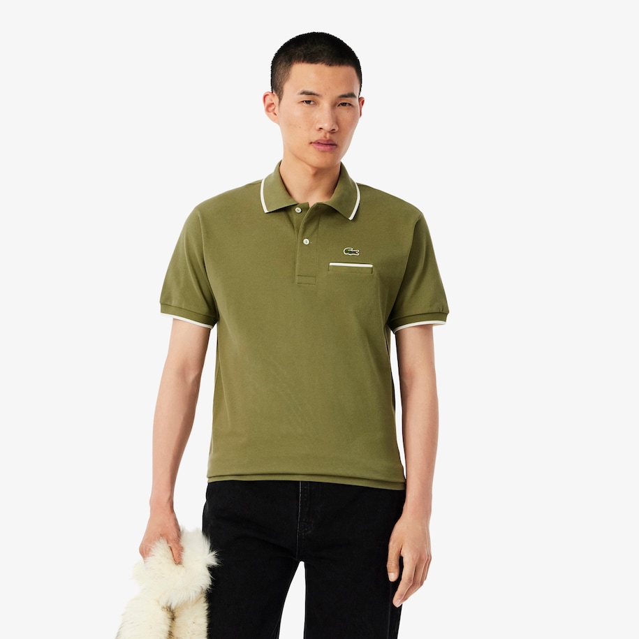 Classic Fit Pocket Accent L.12.12 Polo Shirt image number 0