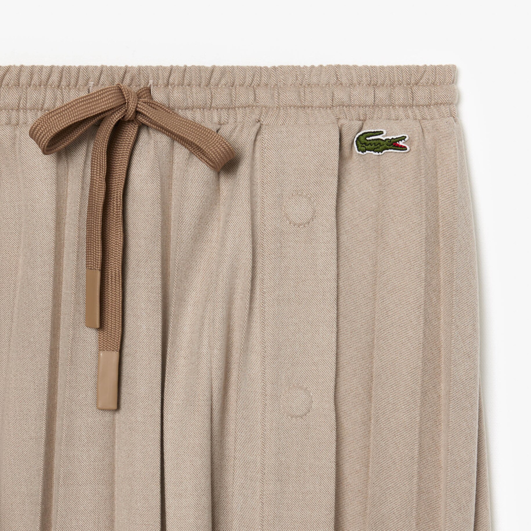 Long Pleated Flannel Skirt image number 4