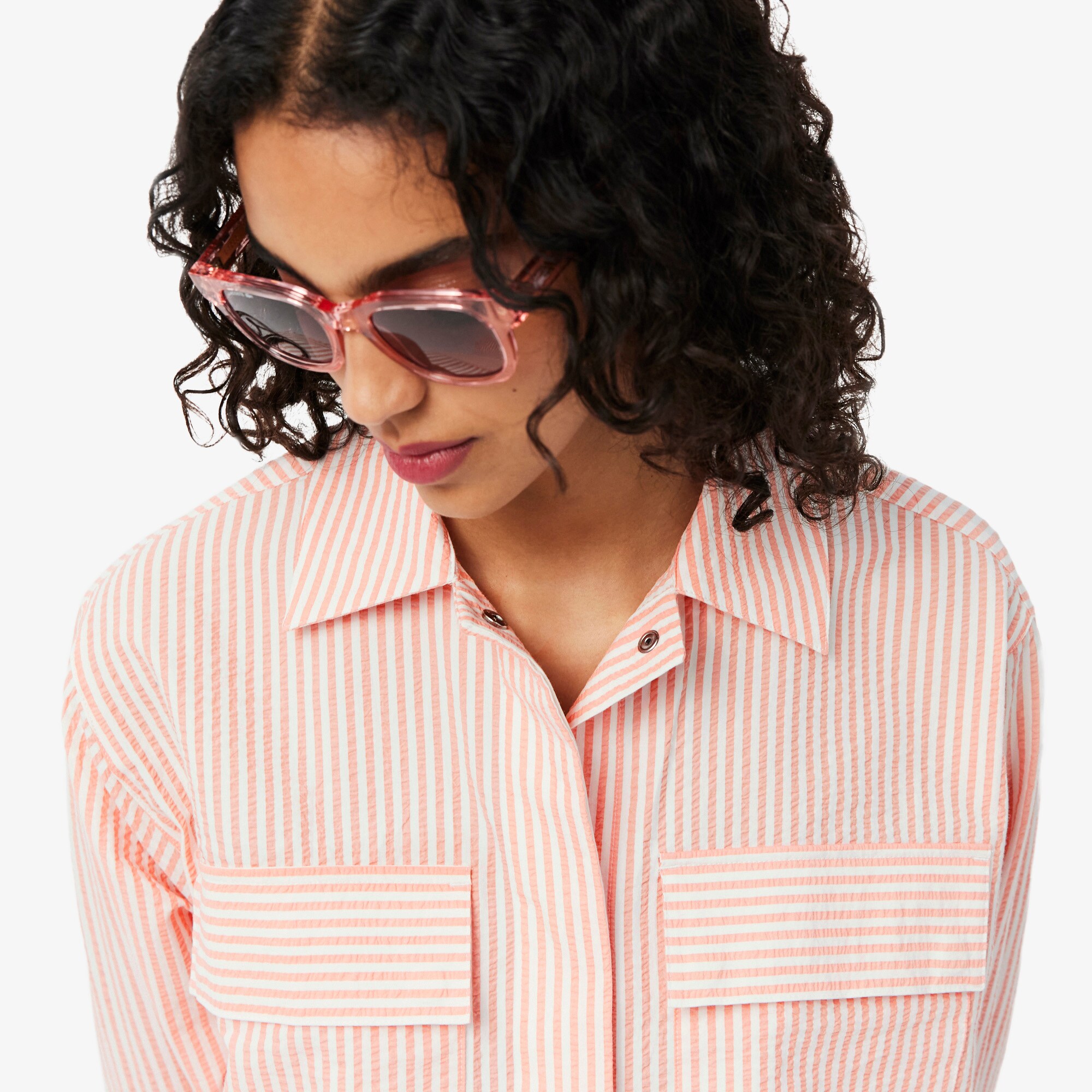 Striped Seersucker Jacket image number 1