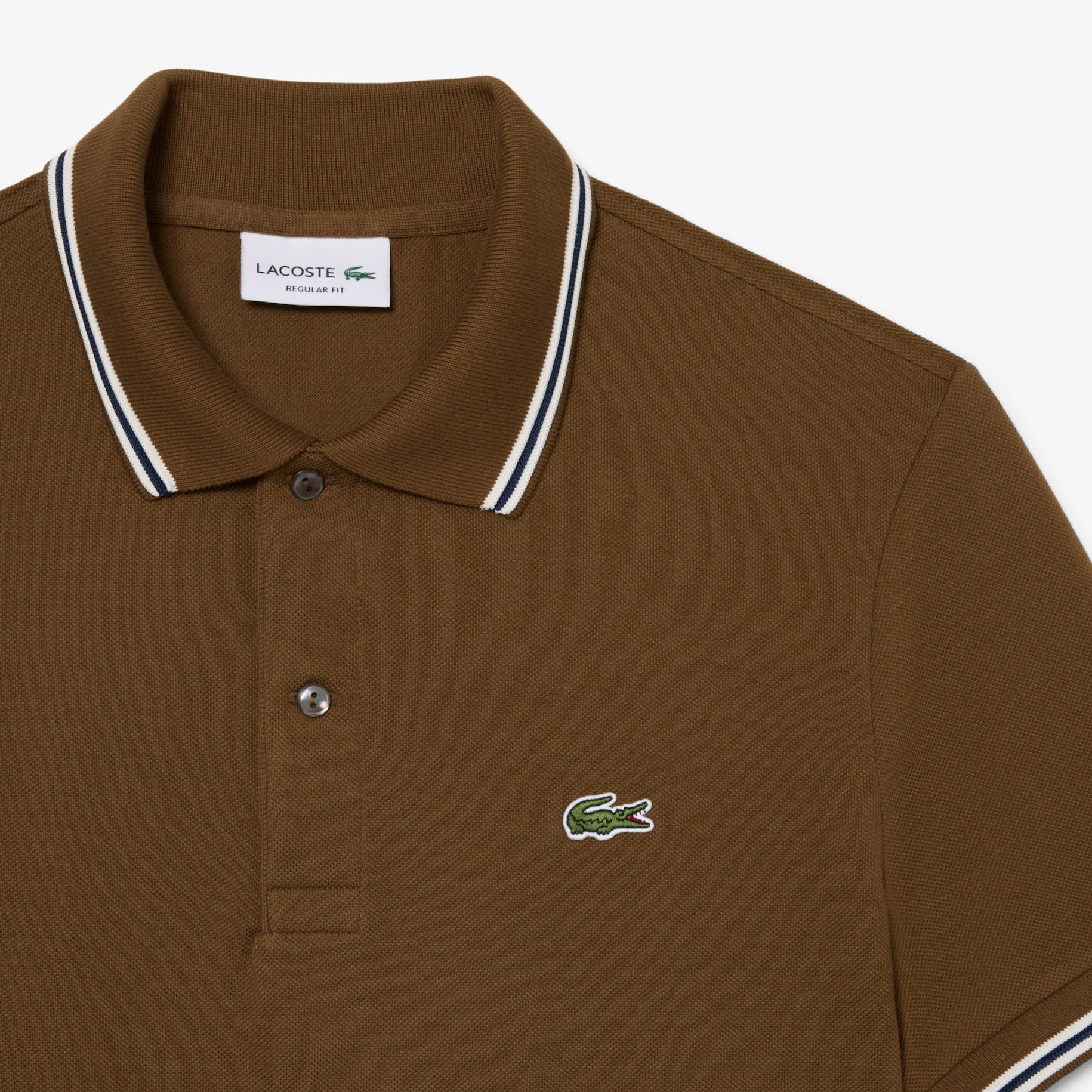 Regular Fit L.12.12 Petit Piqu&eacute; Polo Shirt image number 1