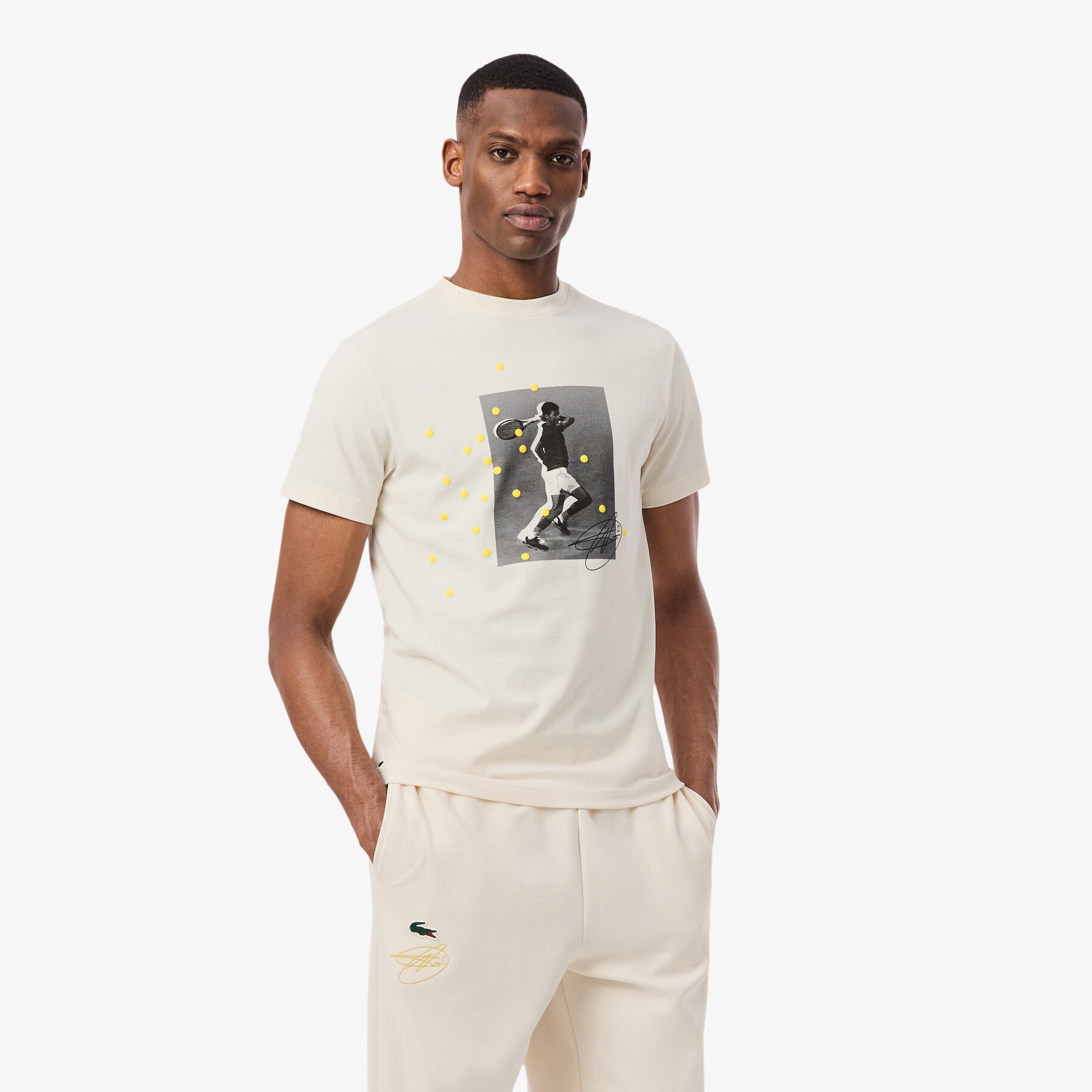 Lacoste Tennis x Novak Djokovic Graphic T-shirt image number 0