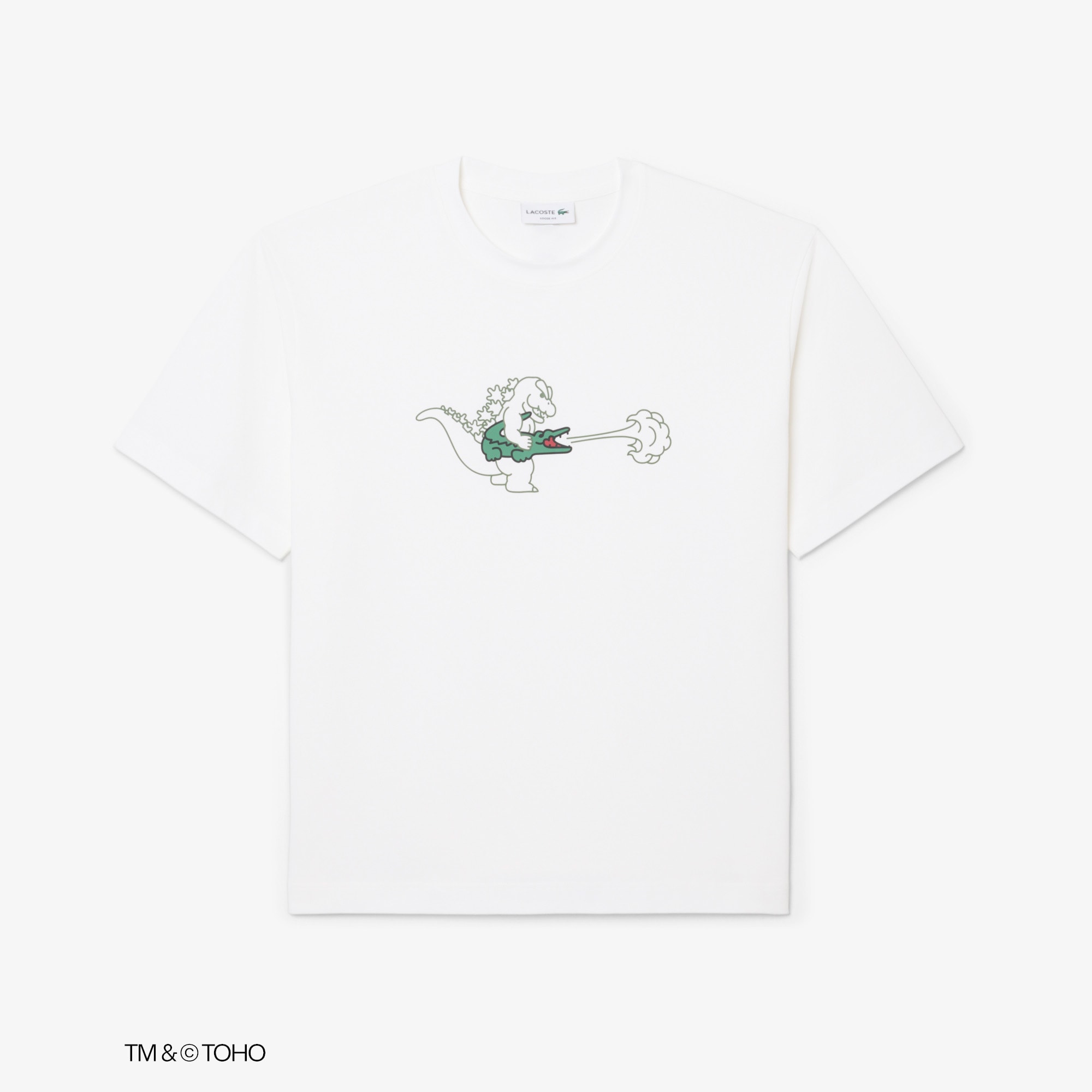 T-shirt Lacoste & Godzilla image number 3