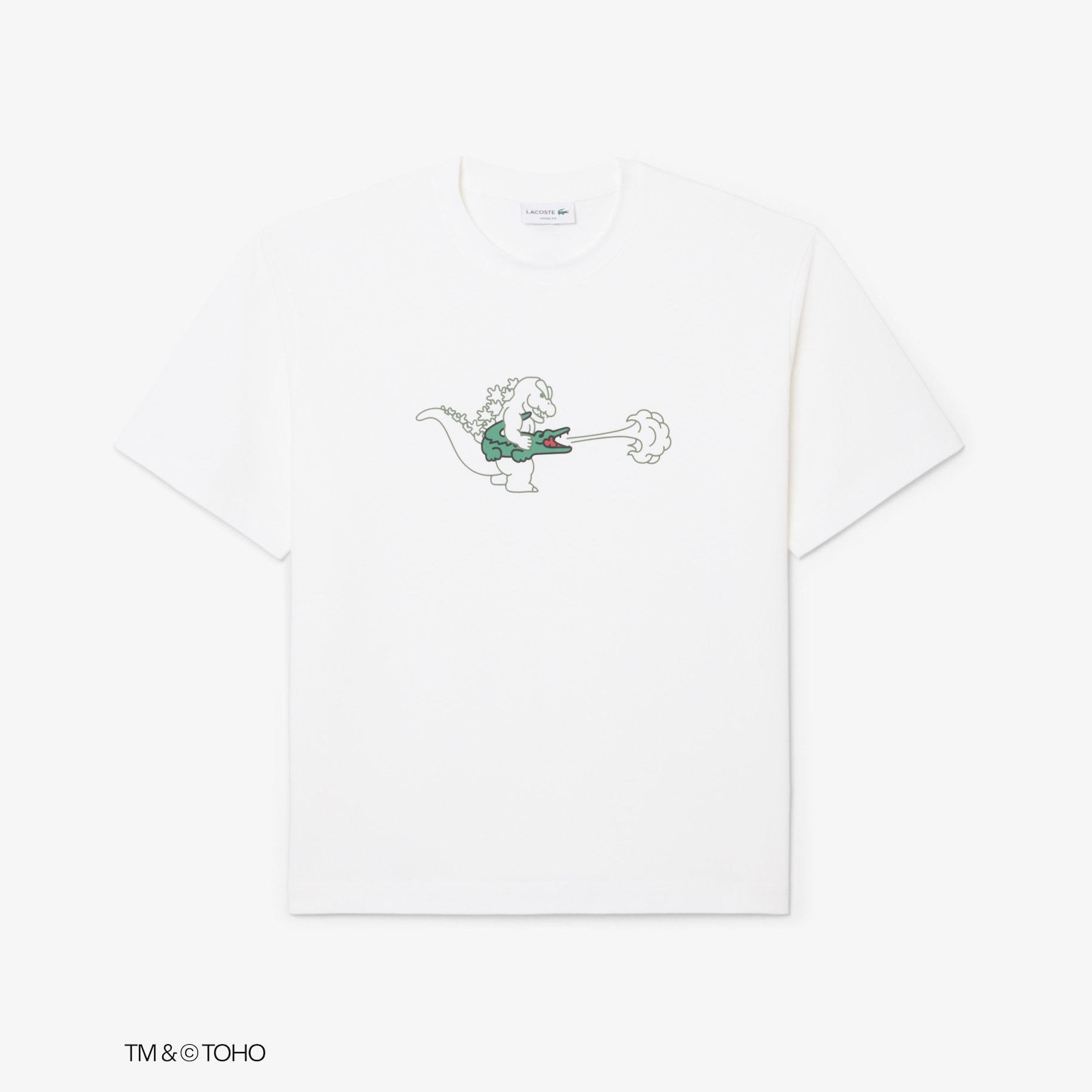 T-shirt Lacoste & Godzilla image number 3