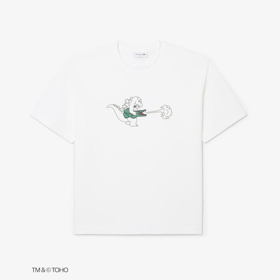 T-shirt Lacoste & Godzilla image number 3