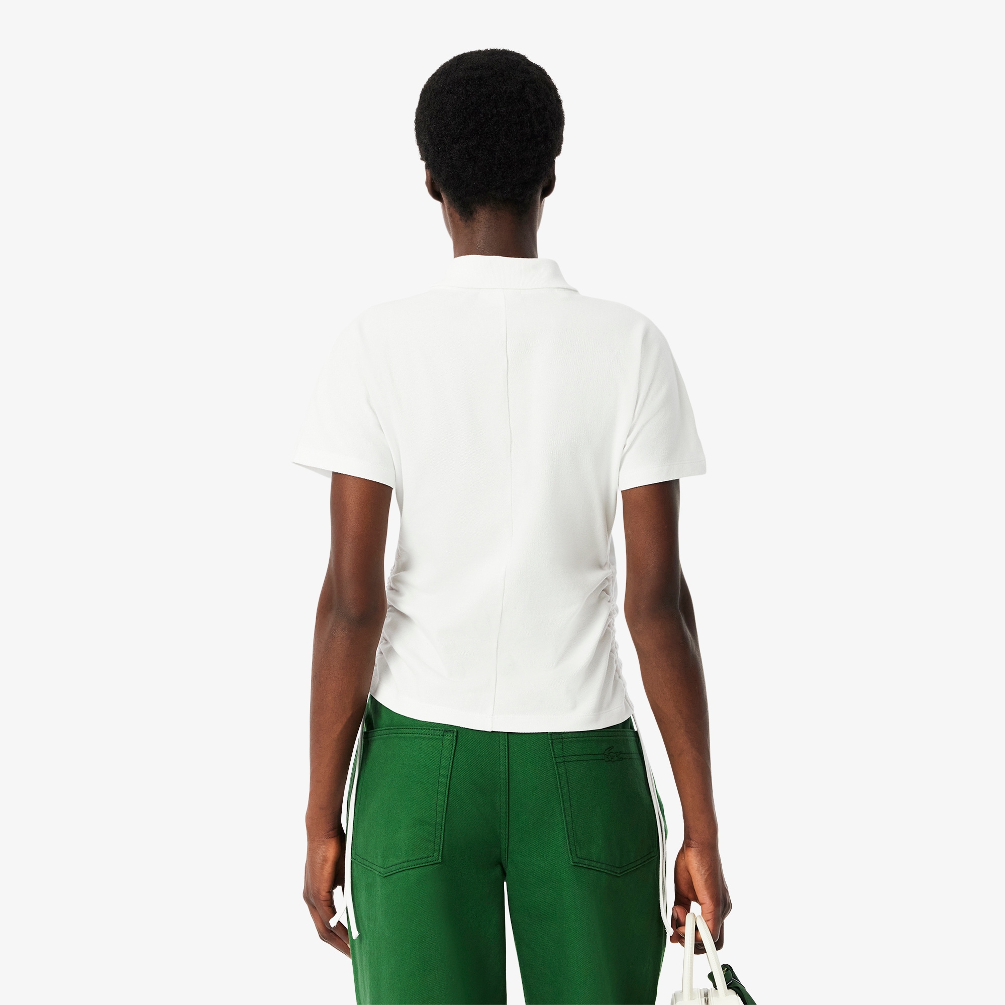 Slim Fit Adjustable Piqu&eacute; Polo Shirt image number 2