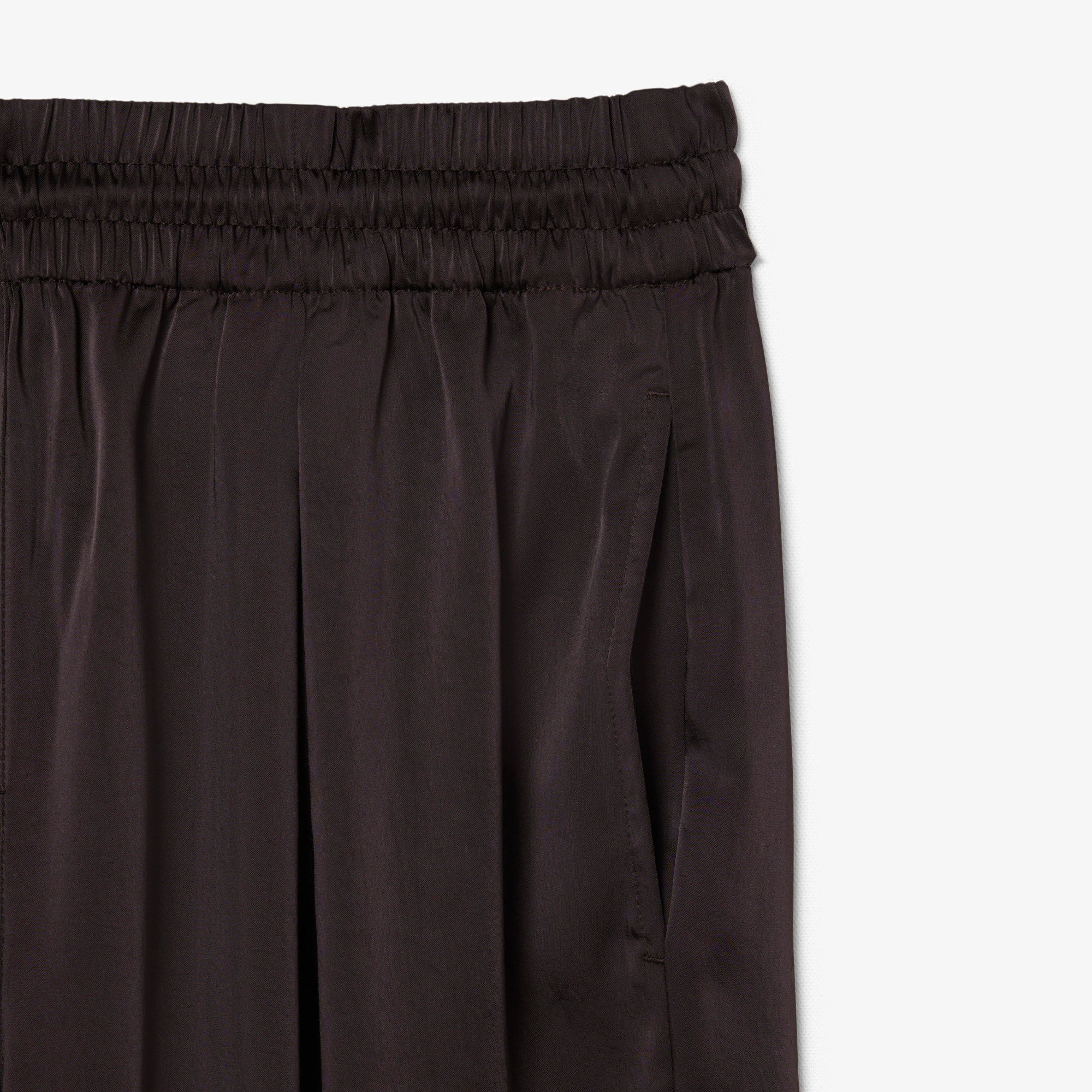 Oversized Elasticated Satin Pants image number 4